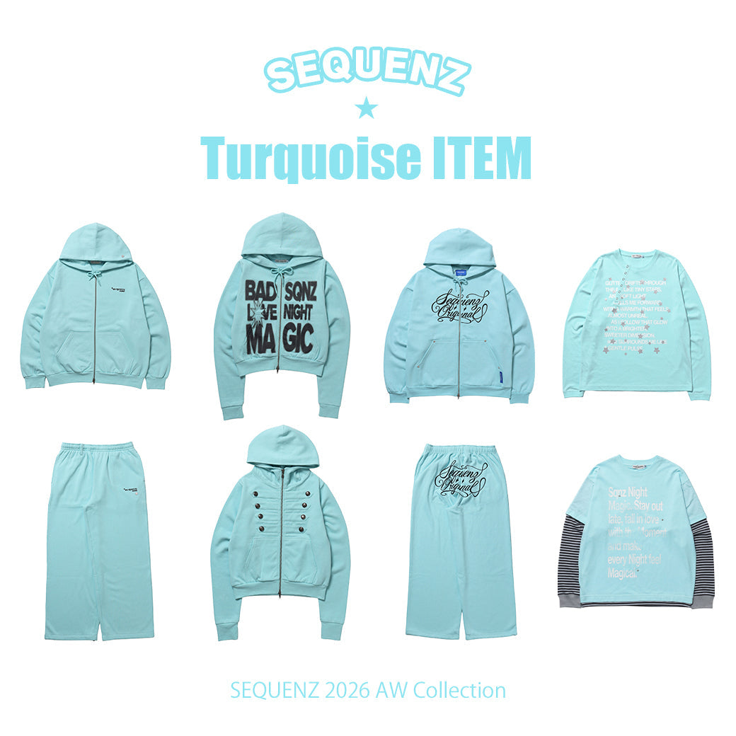 【SEQUENZ 2026AW】ときめき注意報!ターコイズカラーで、秋冬コーデにきらめきを★