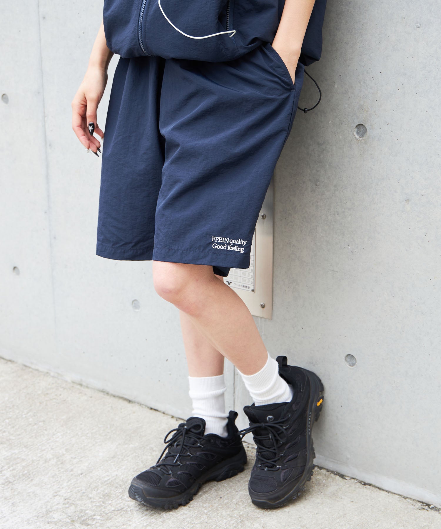 H163 Size:S ネイビー