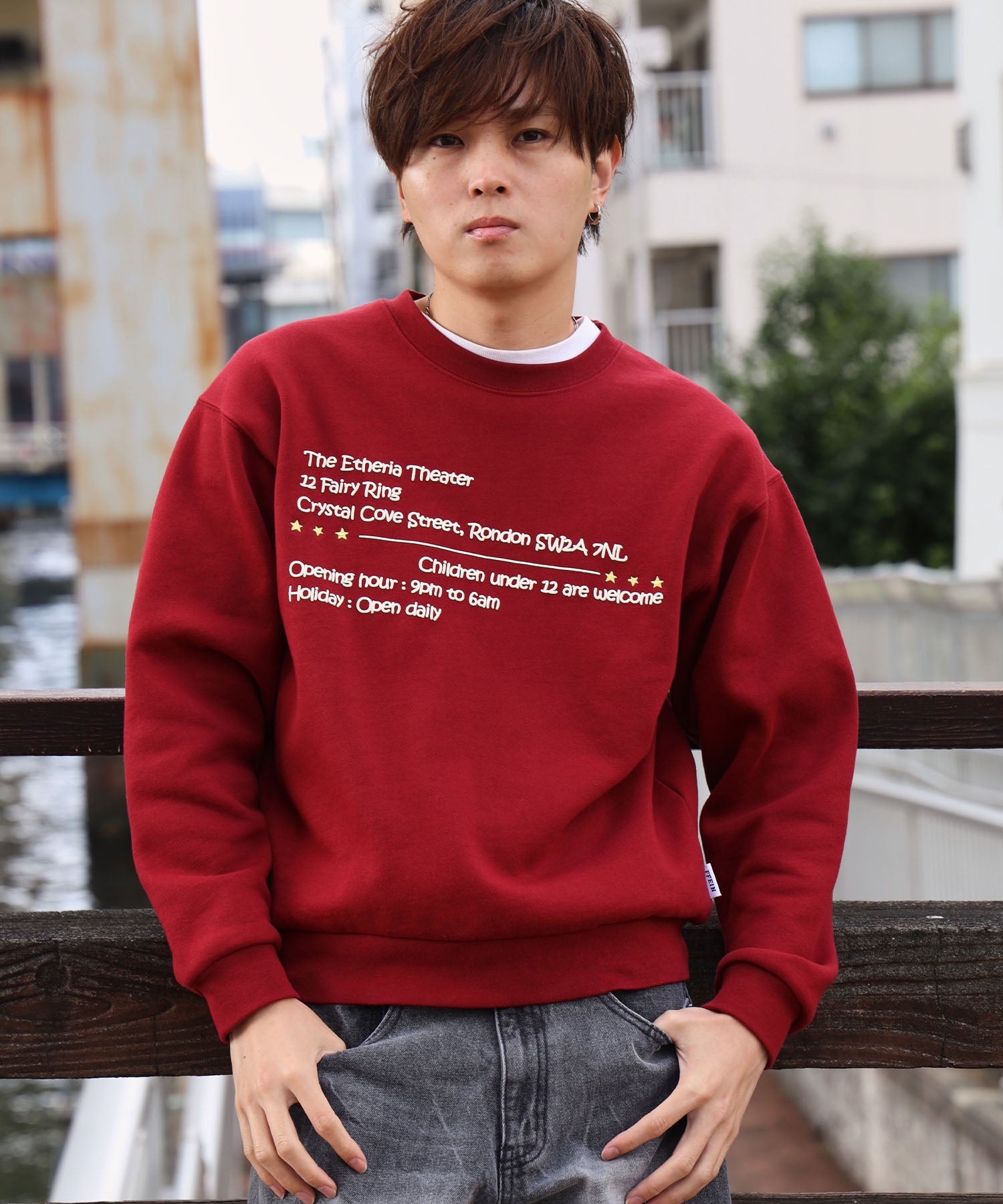 モデル:H178 Size : L ワイン