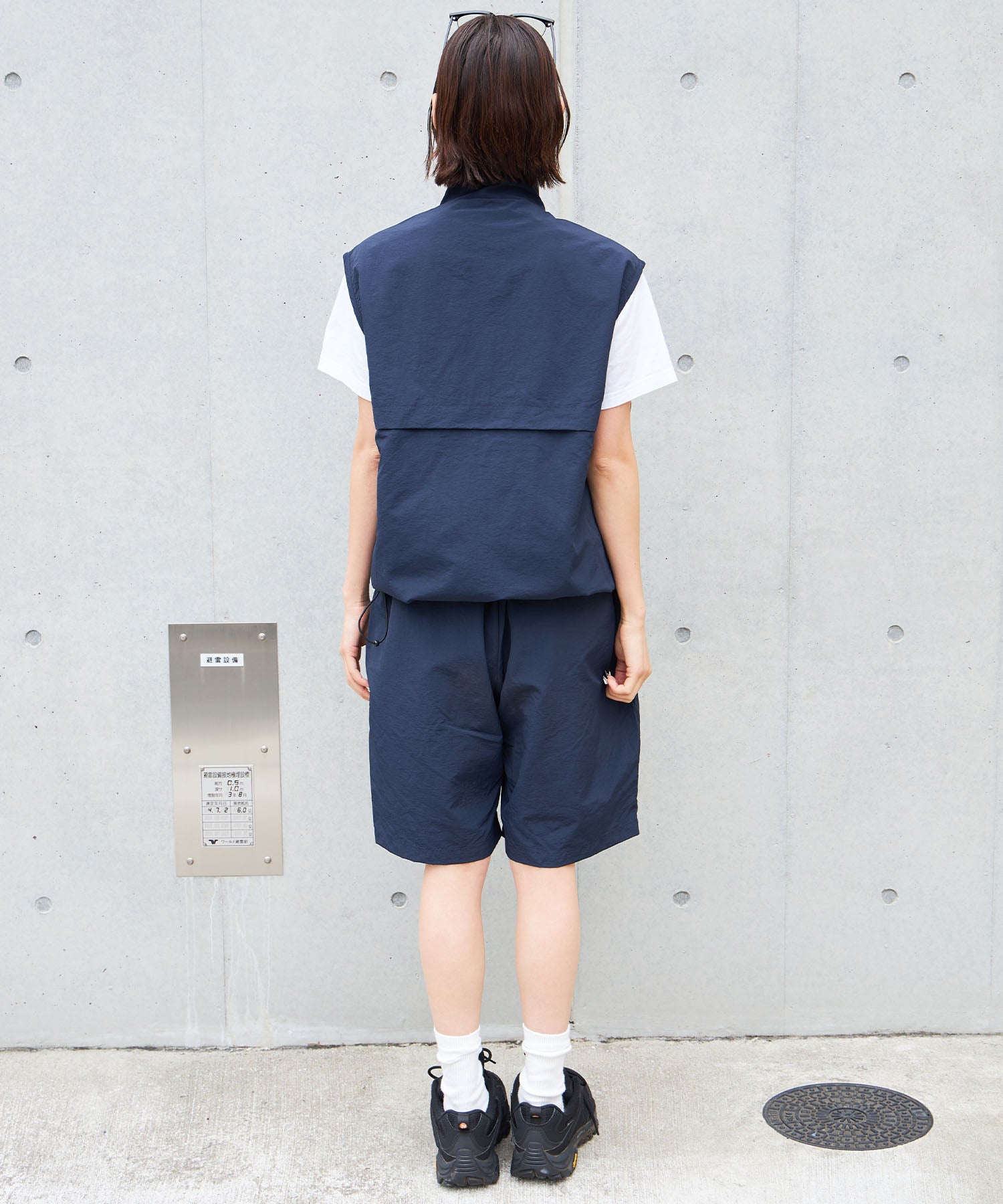 H163 Size:M ネイビー