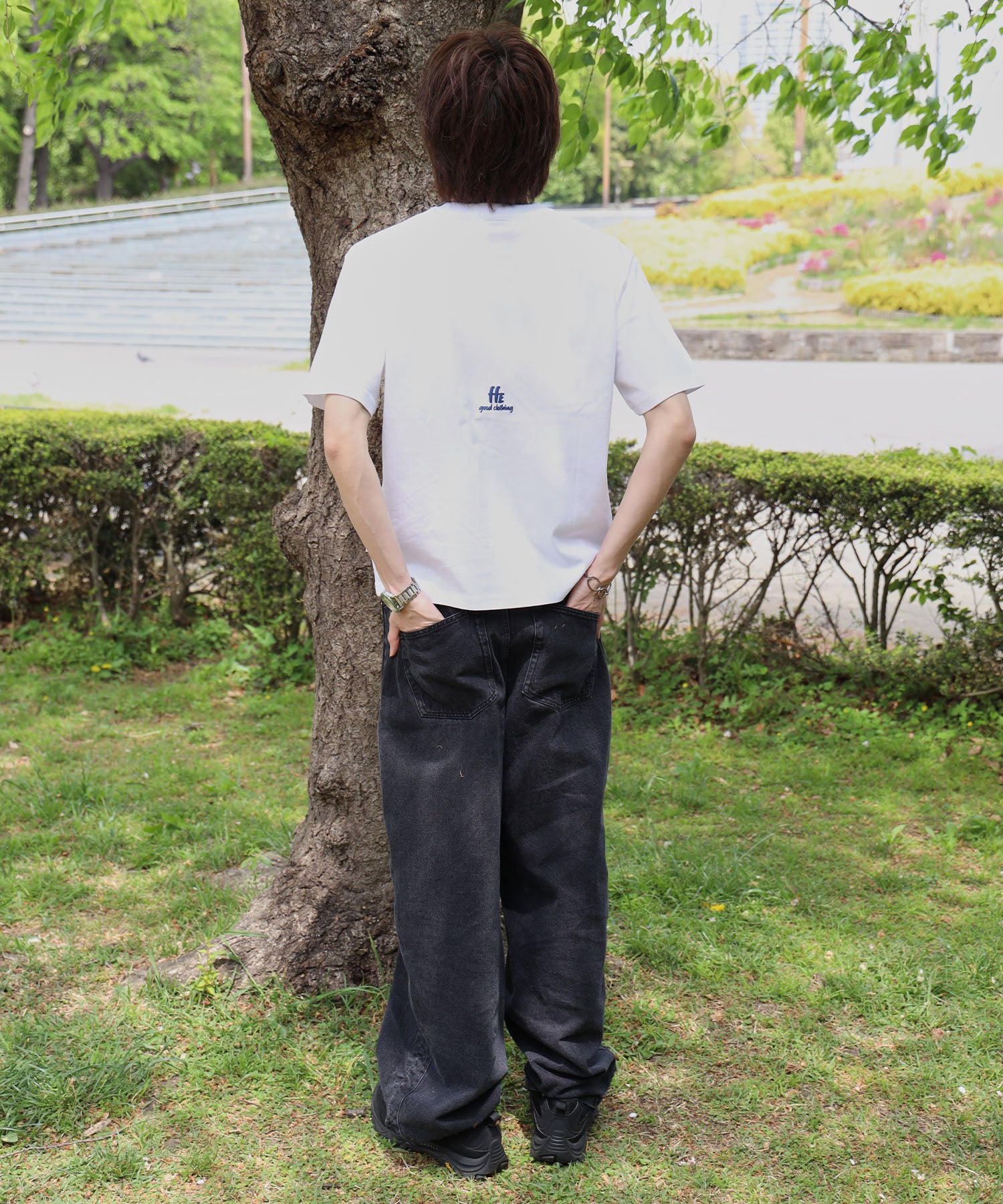 H178 Size:L ホワイト