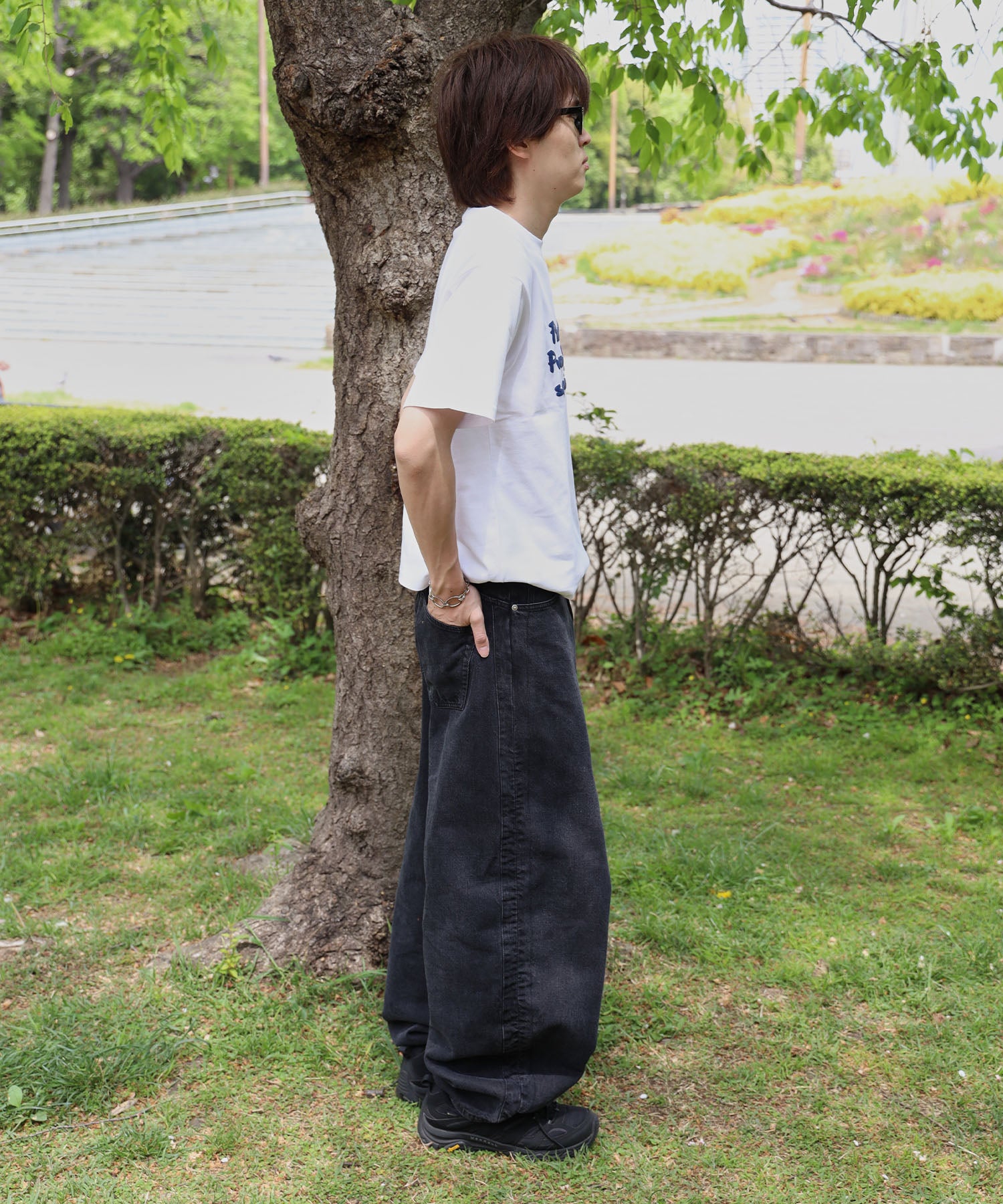 H178 Size:L ホワイト