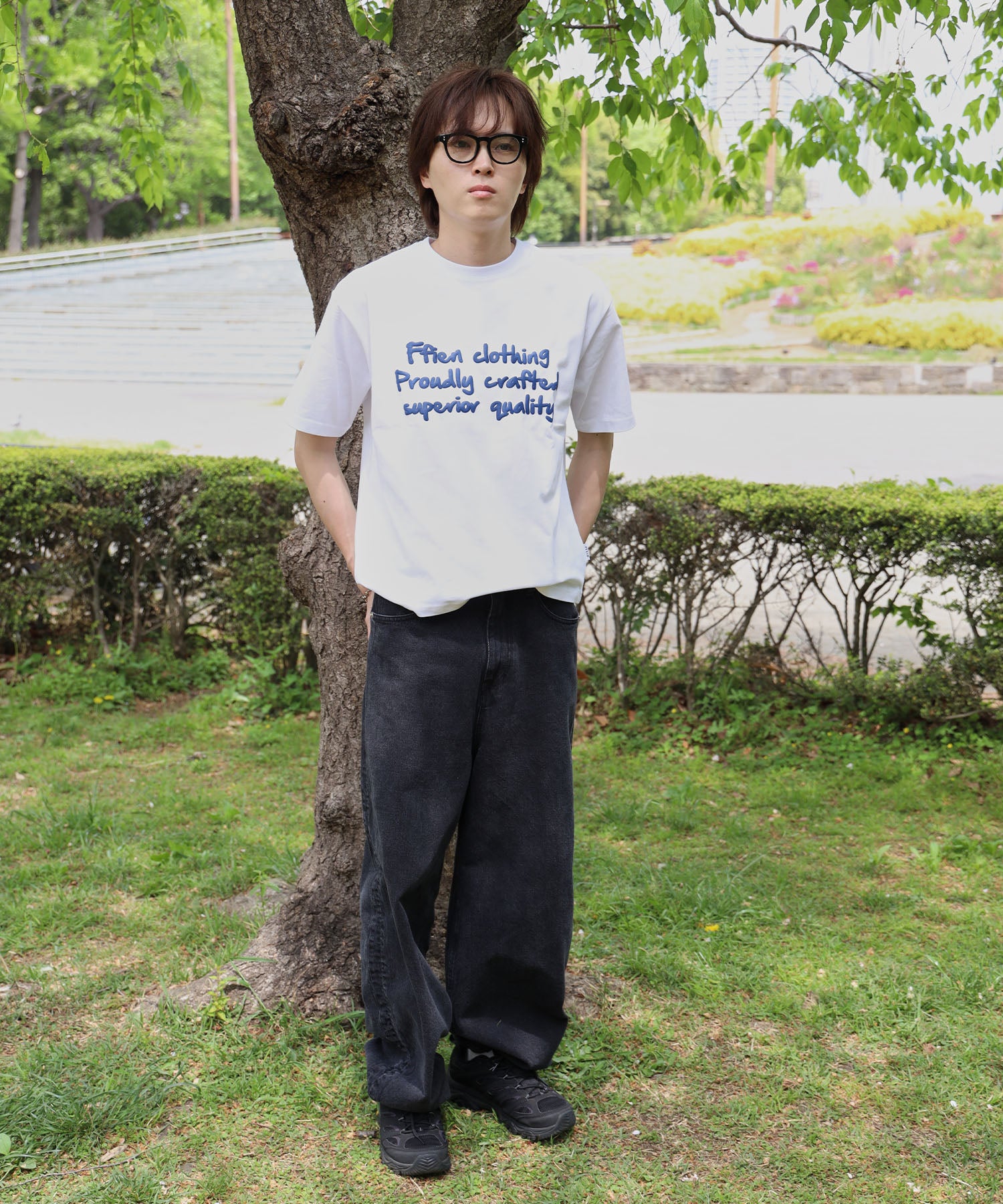 H178 Size:L ホワイト