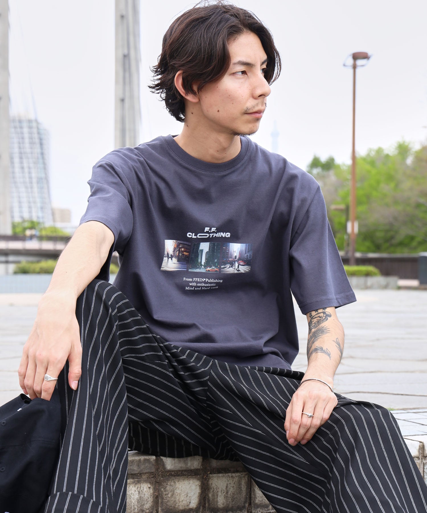 モデル:H177 Size:L  チャコール