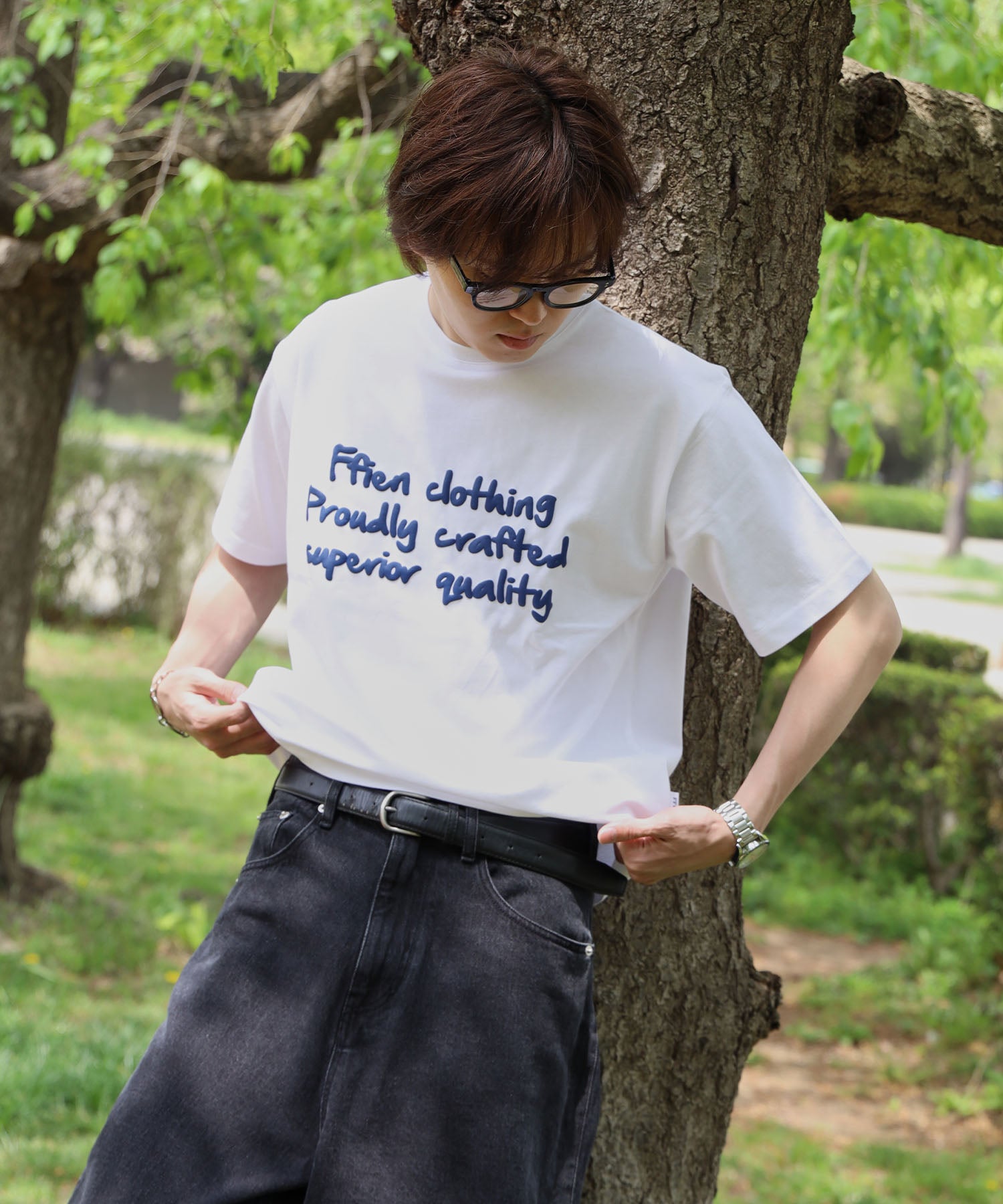 H178 Size:L ホワイト