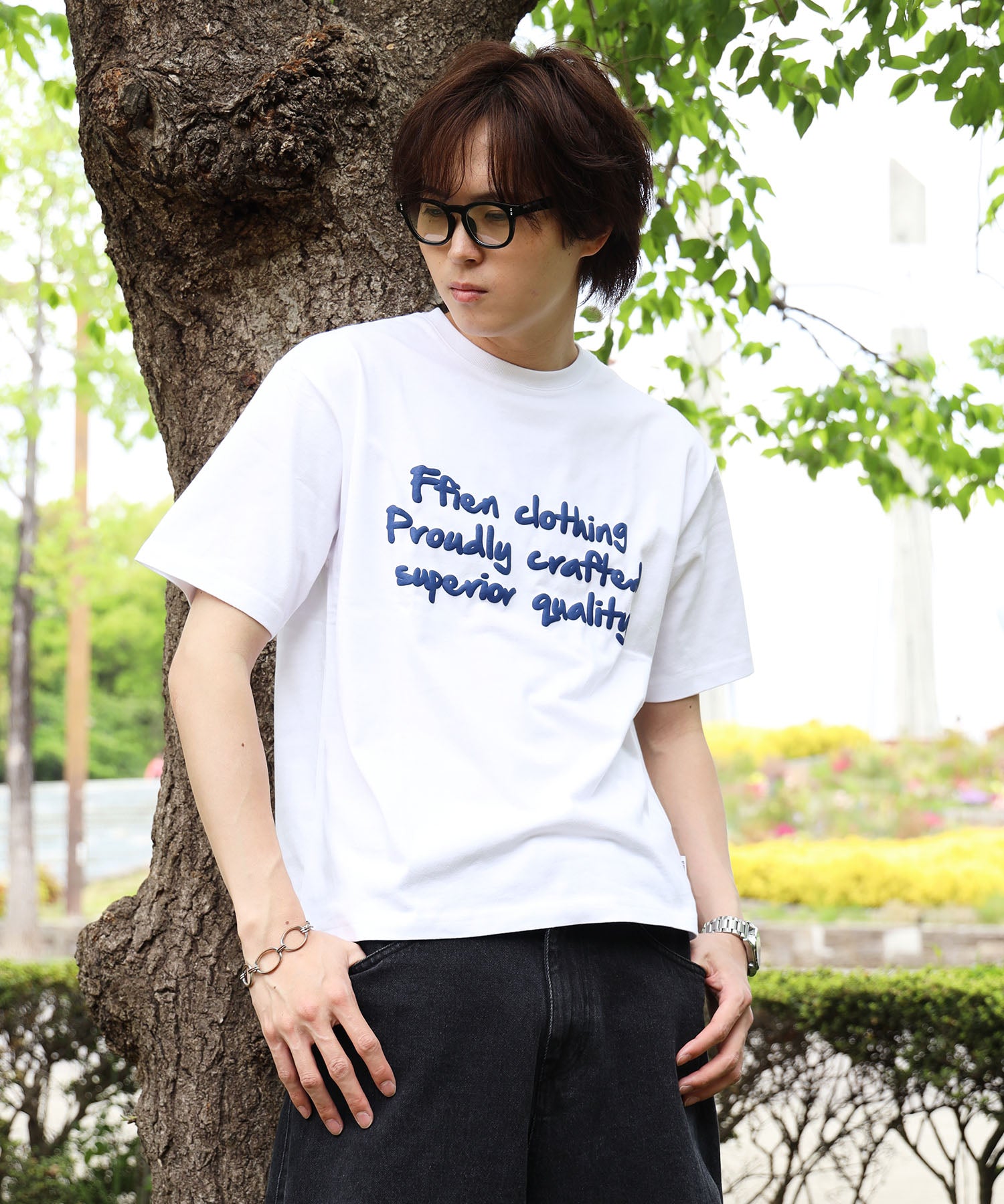 H178 Size:L ホワイト