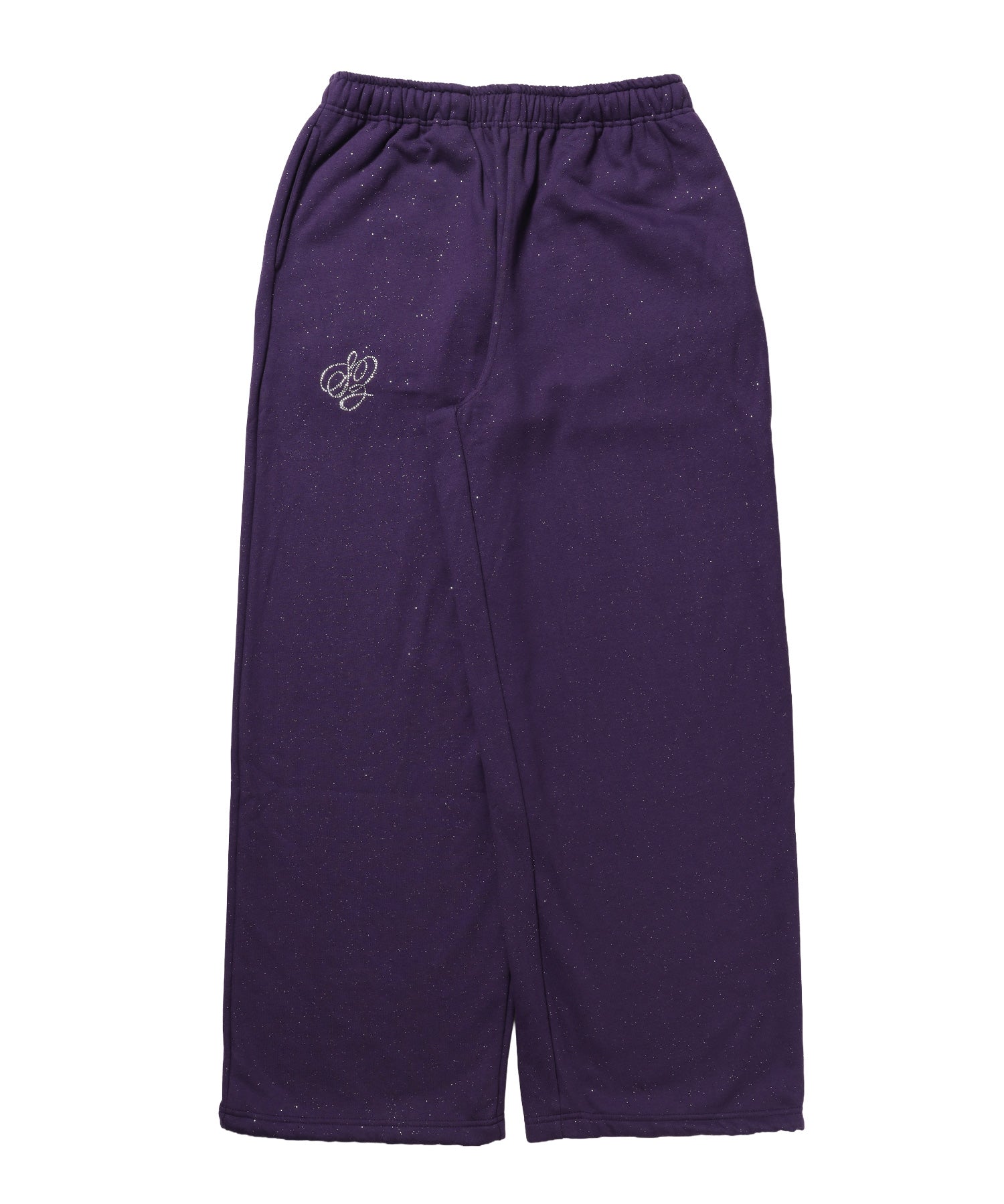 グリッタースウェットパンツ / SQNZ GLITTER SWEAT PANTS グレイッシュパープル