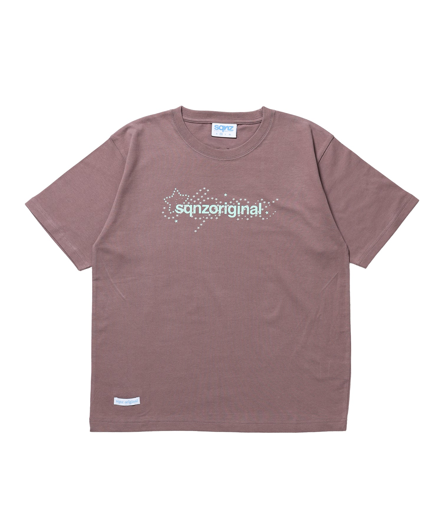 ※WEB限定 / ユニセックス / 星モチーフ半袖Tシャツ / sqnz star new logo tee / ベージュ