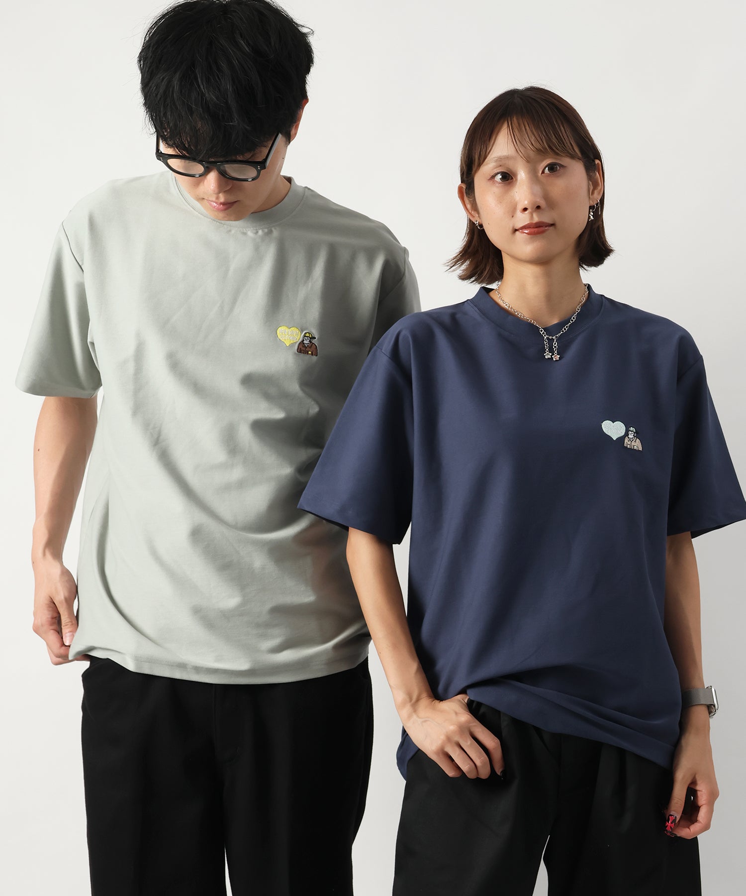 モデル:H178 SizeL グリーングレー/H163 SizeM ネイビー