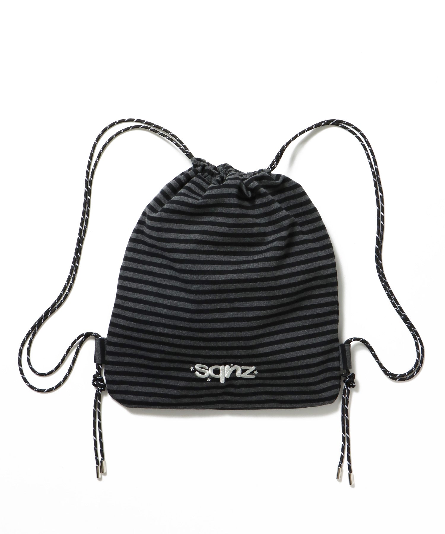 ≪予約商品≫sqnz dairy 2way knapsack / ナップサック トートバック 2WAY チェック ボーダー 柄83