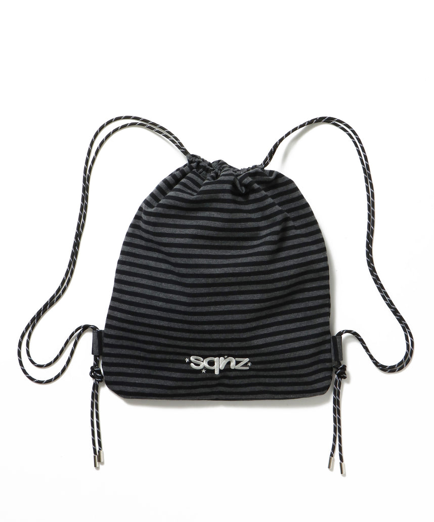 ≪予約商品≫sqnz dairy 2way knapsack / ナップサック トートバック 2WAY チェック ボーダー 柄83