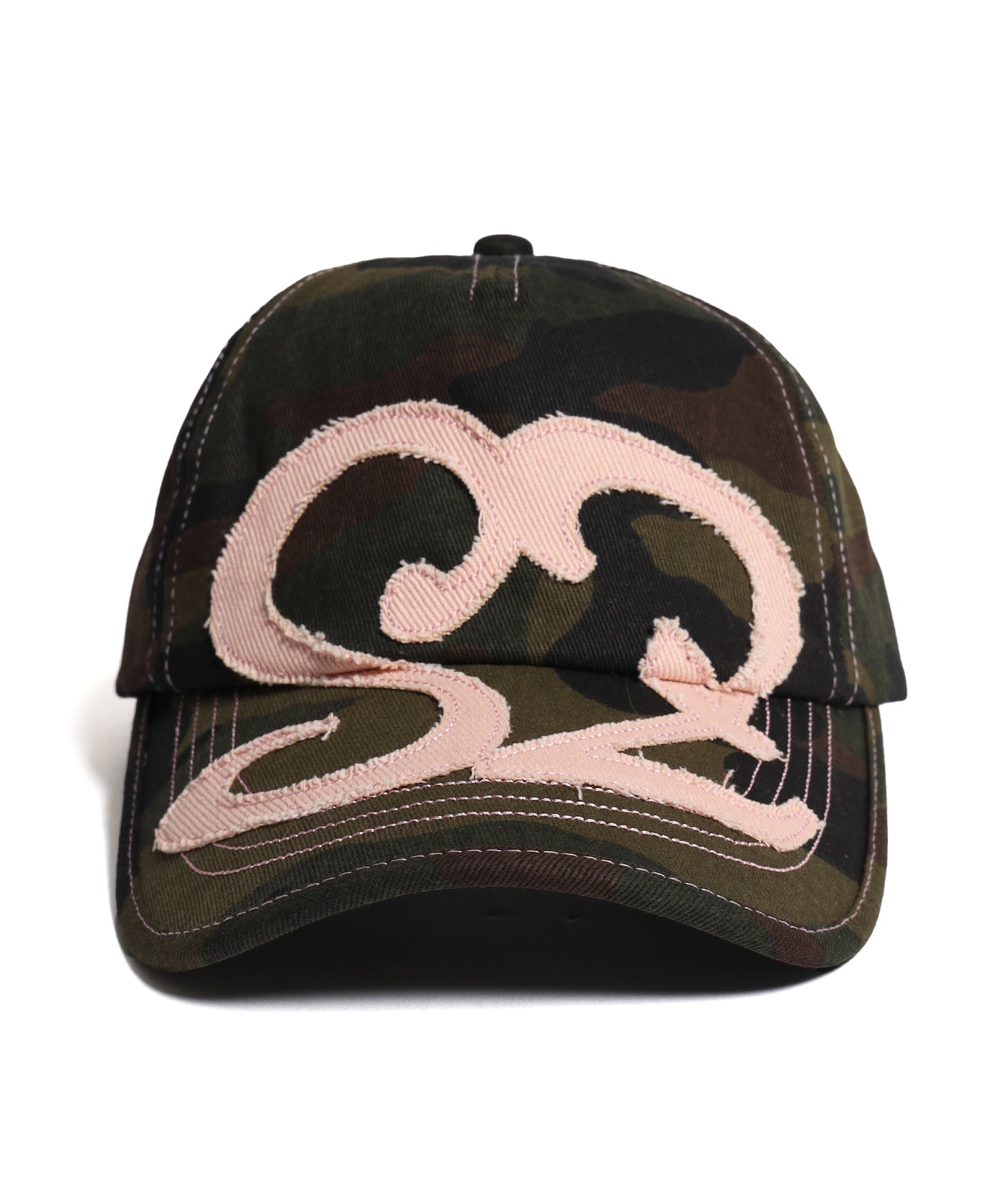 ※WEB限定 / ワッペン / またぎデザインキャップ /sqnz logo applique stitch cap 柄80