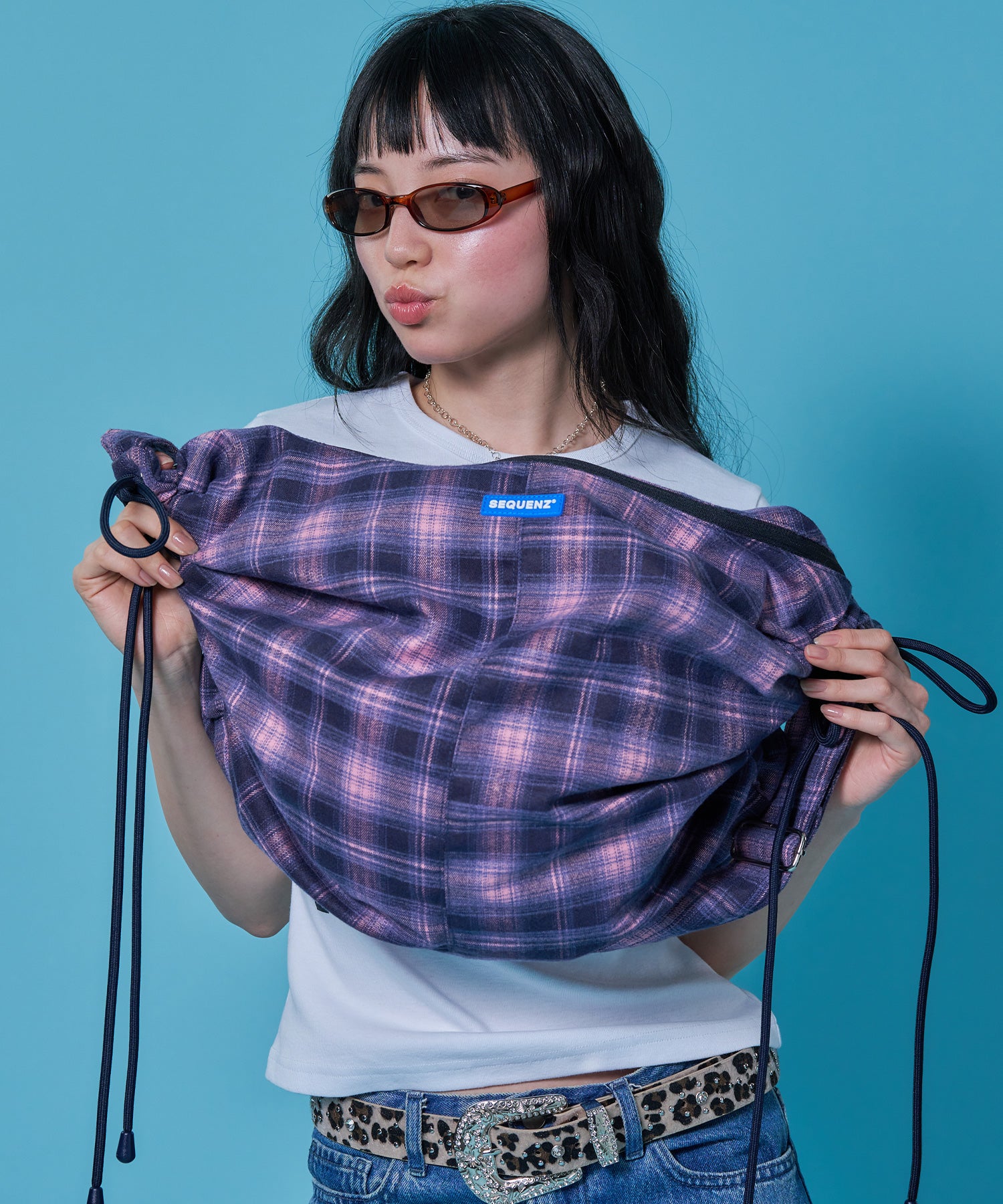 ギャザーショルダーバッグ / SHOULDER GATHER BAG ピンク