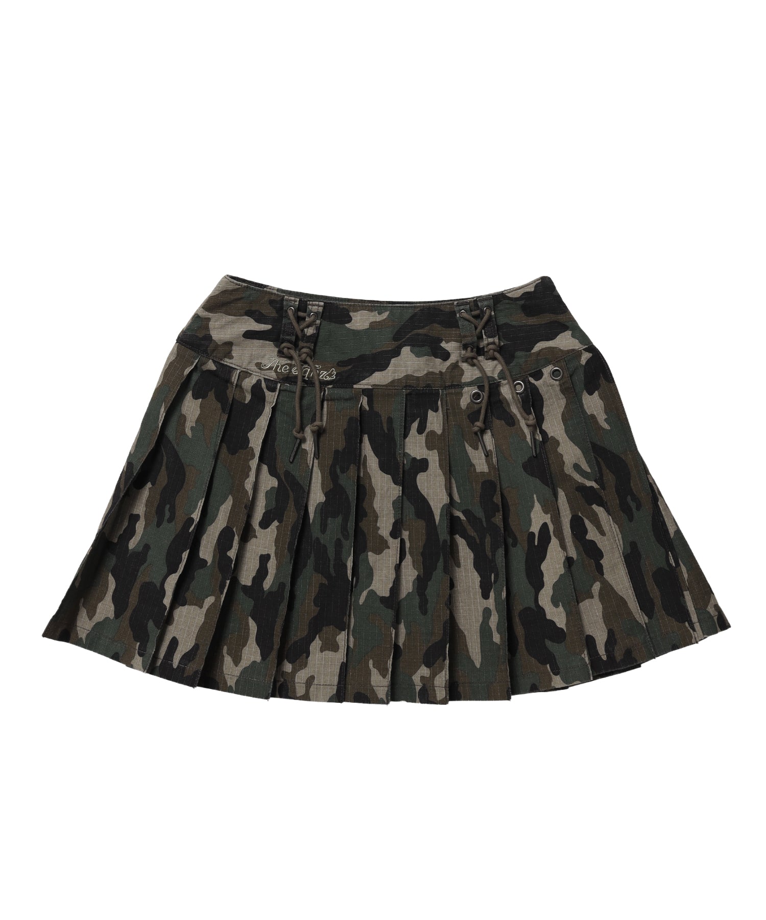 ※WEB限定 / レディースアイレットプリーツミニスカート / sqnz eyelet pleats skirt 柄80