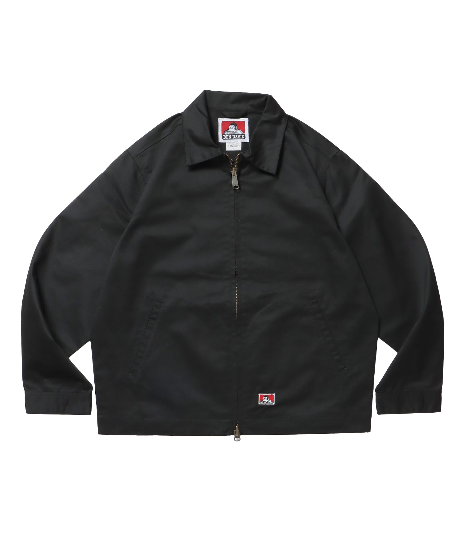 EISENHOWER LITE JACKET / ジャケット ツイル アジャスター ダブルジップ ワーク ワンポイント ブラック