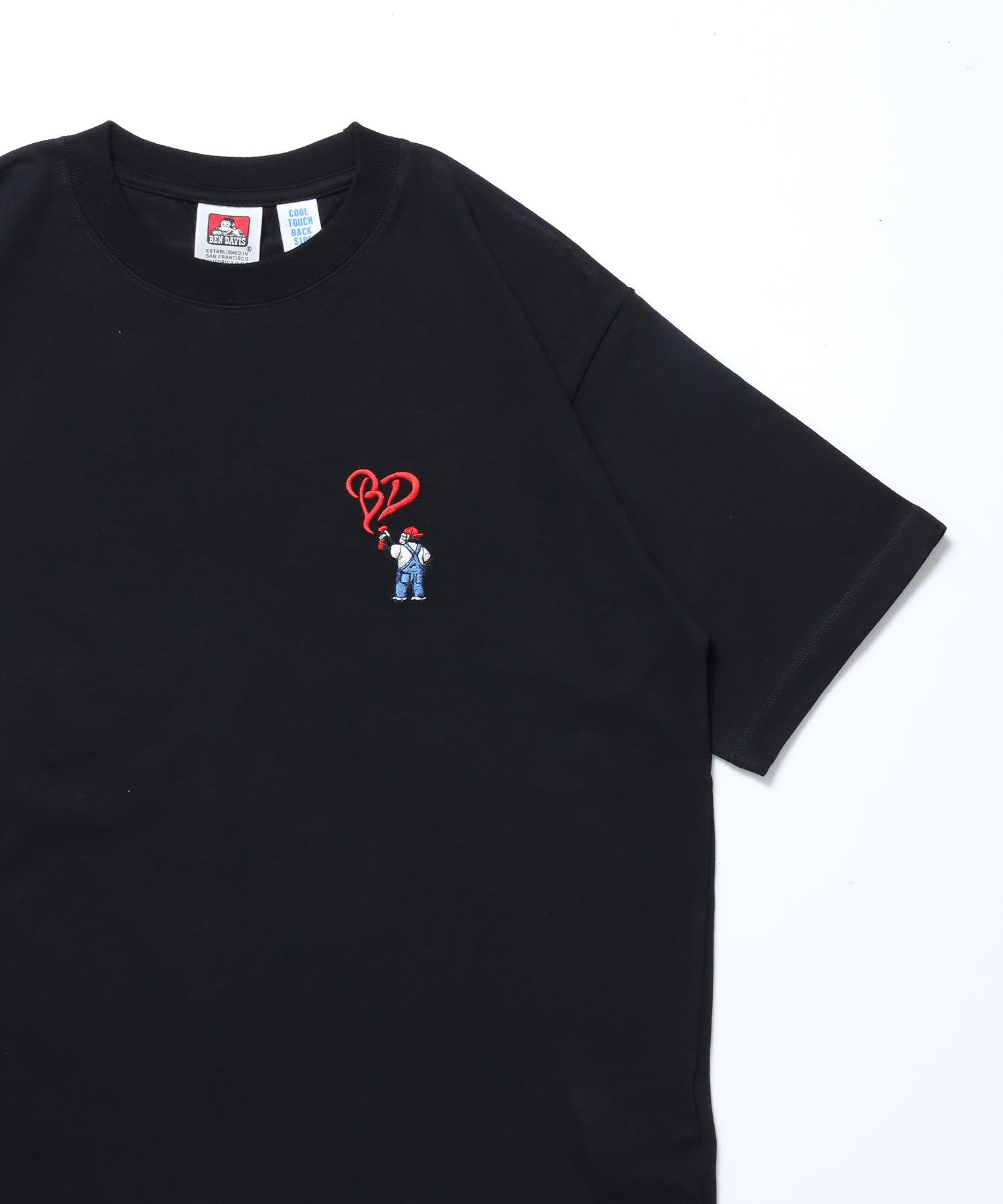 BEN DAVIS（ベンデイビス）】GORILLA EMB COOL TEE / Tシャツ 接触冷感