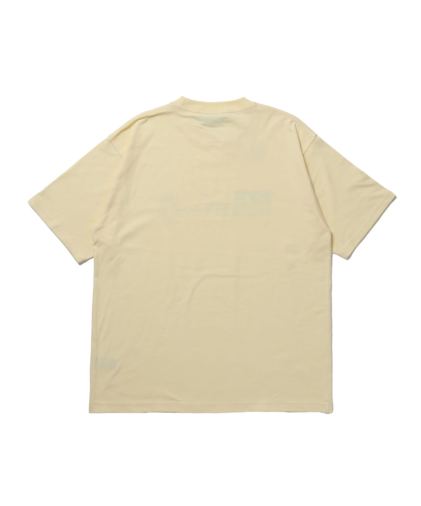 ※WEB限定 / ユニセックス / シンプルロゴTシャツ / sqnz logo s/s tee レモンイエロー