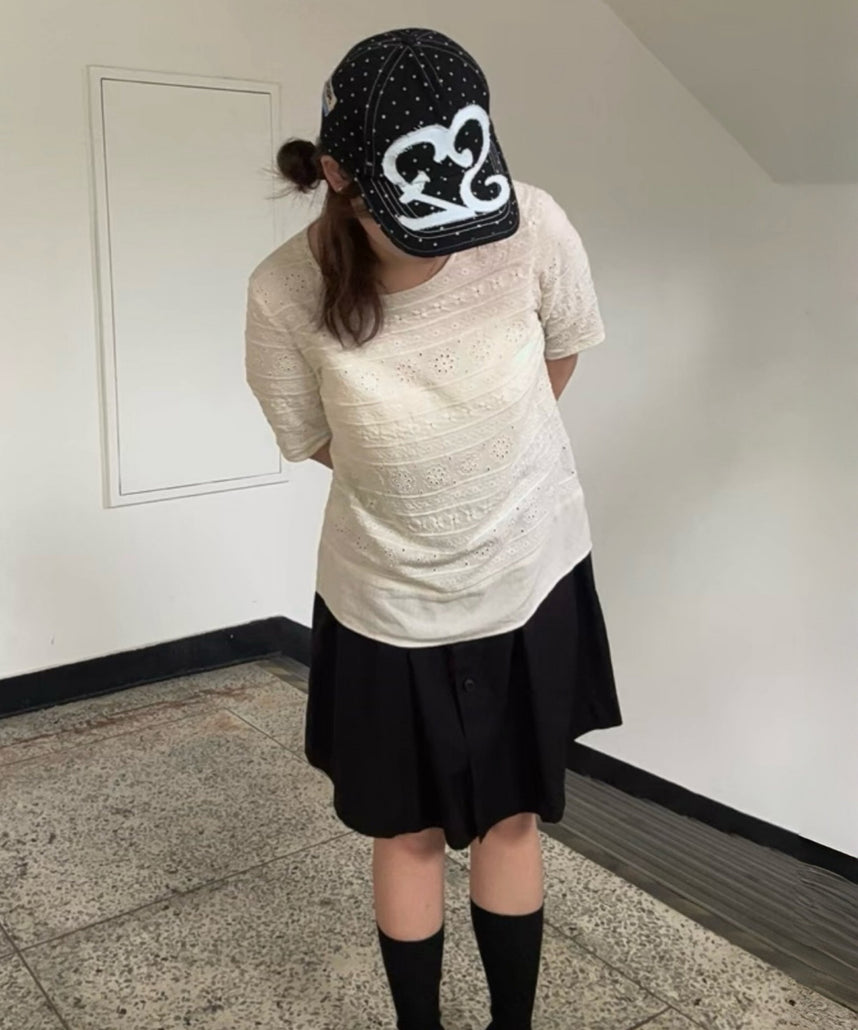 ※WEB限定 / ワッペン / またぎデザインキャップ /sqnz logo applique stitch cap 柄81