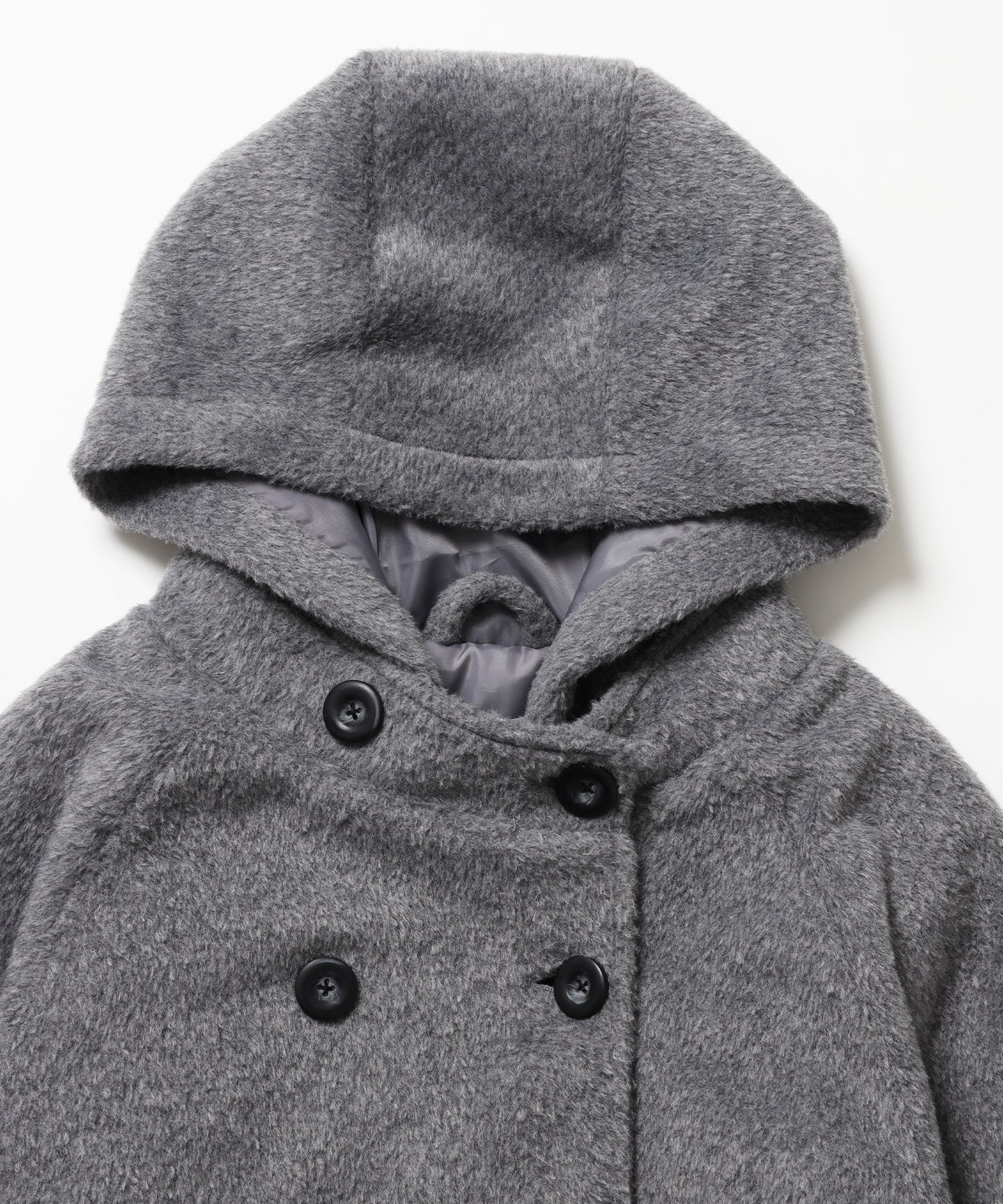 ※WEB限定 / フードメルトンPコート / sqnzU middle p coat