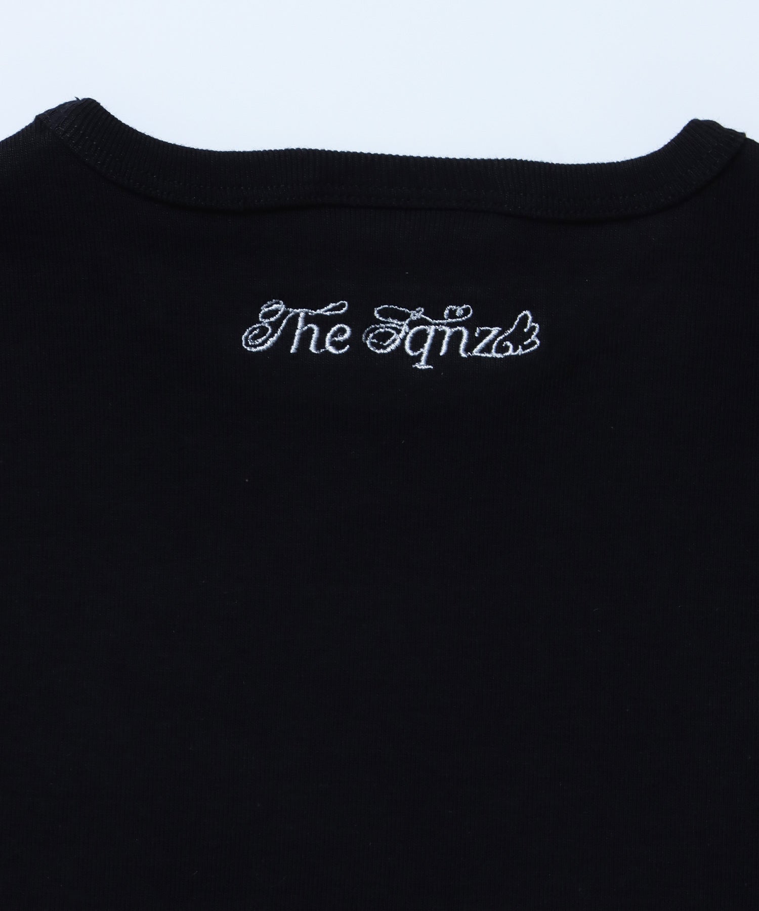 ※WEB限定 / レディースワンポイントロゴ半袖Tシャツ / sqnz logo compact tee ブラック