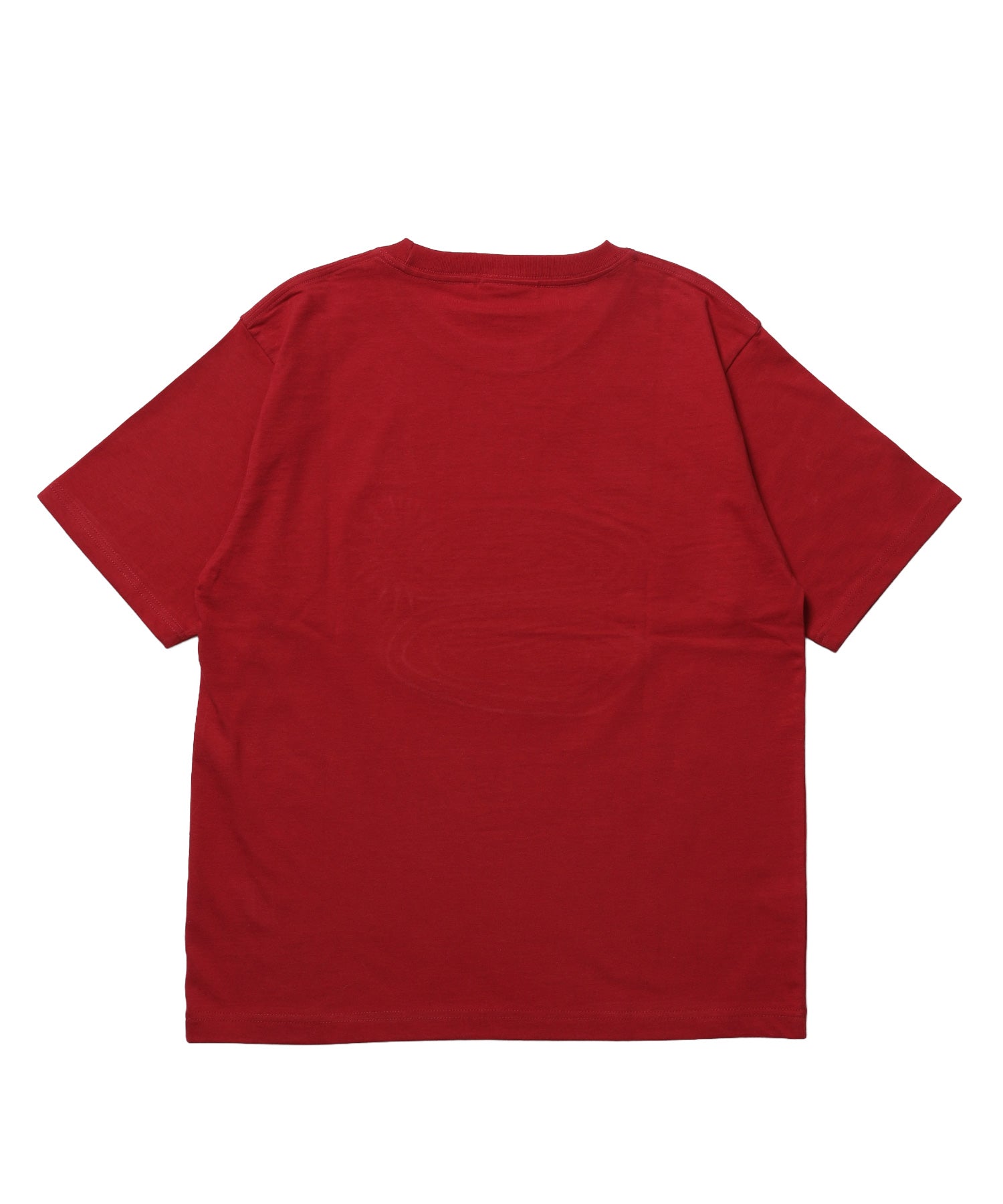 ※WEB限定 / ぐるぐるワッペン半袖Tシャツ / sqnz guru-guru patchwork tee レッド