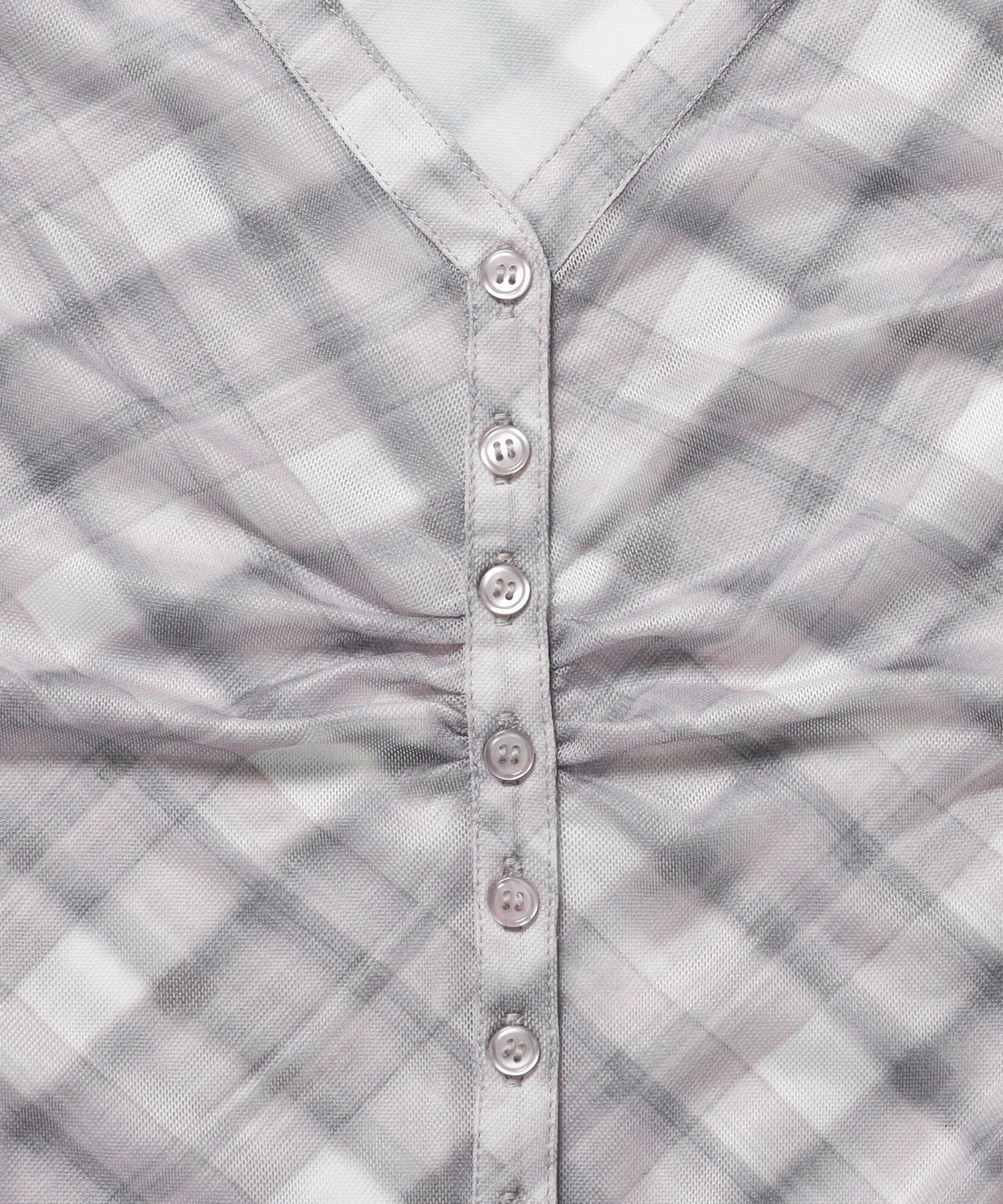 ※WEB限定 / レディースギャザー長袖シャツ / sqnz sheer gather l/s shirts ピンク