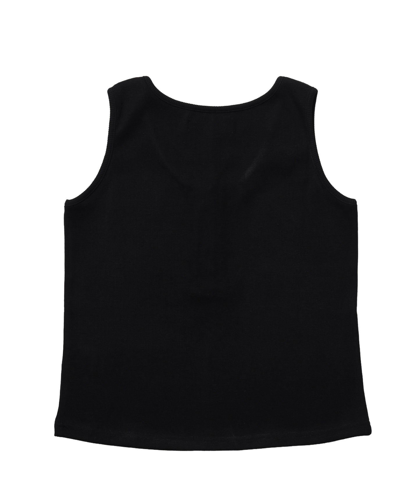 ※WEB限定 / レディースヘンリーネックタンクトップ / sqnz blur logo henley tank top ブラック
