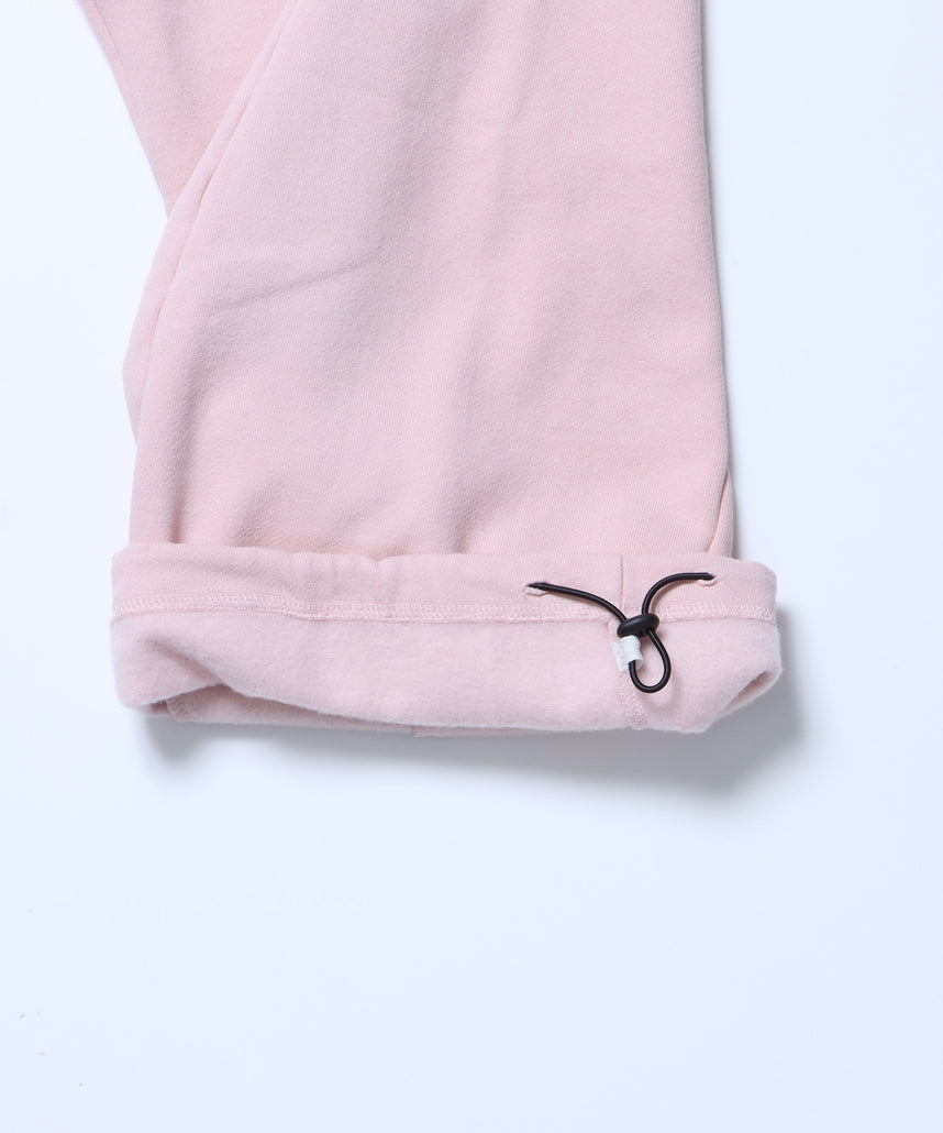 sqnz fade sweat pants / スウェット パンツ 加工 ハトメ スタッズ 裏起毛≪SET UP着用可能≫ ピンク