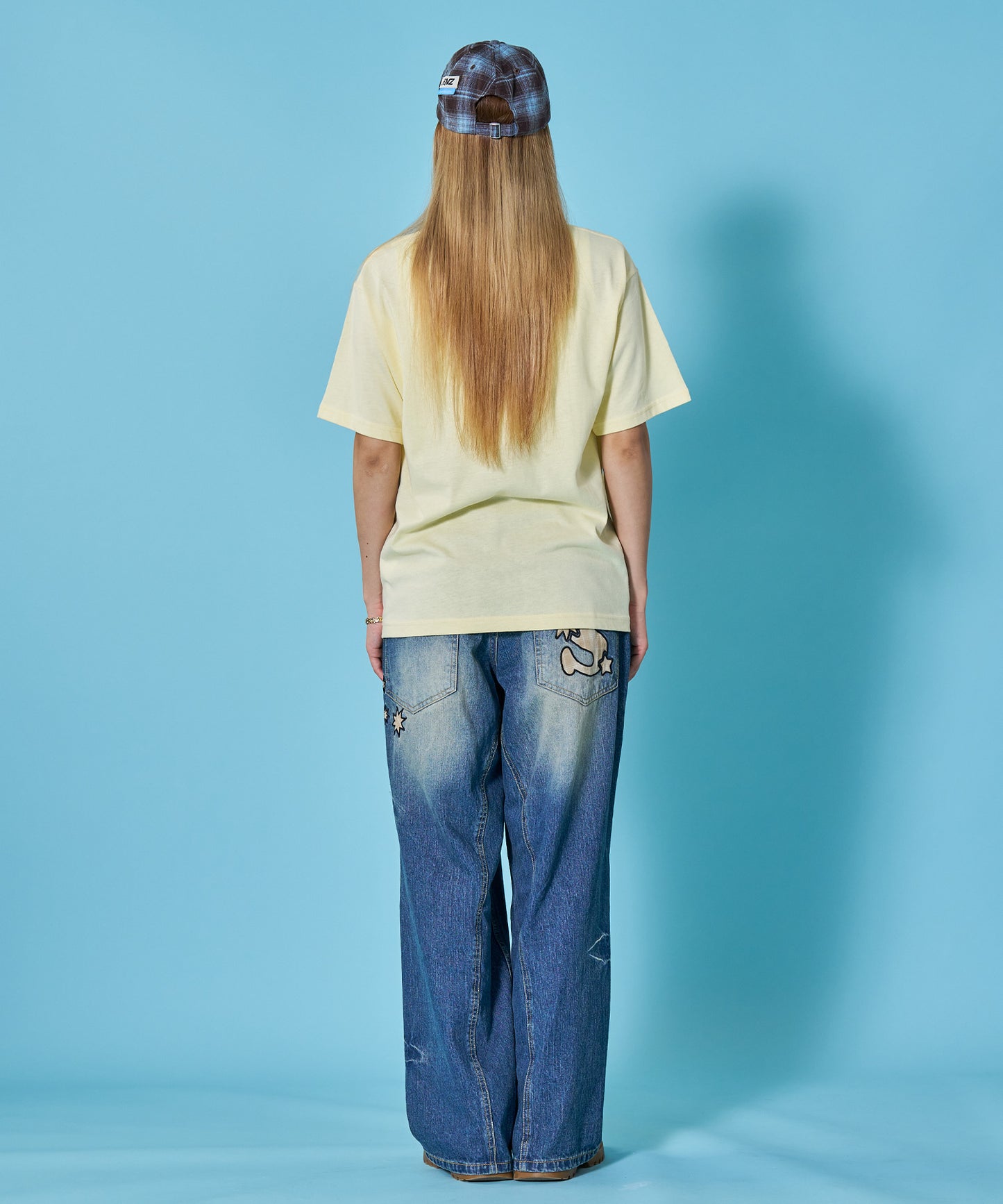 ※WEB限定 / ユニセックス / シンプルロゴTシャツ / sqnz logo s/s tee レモンイエロー