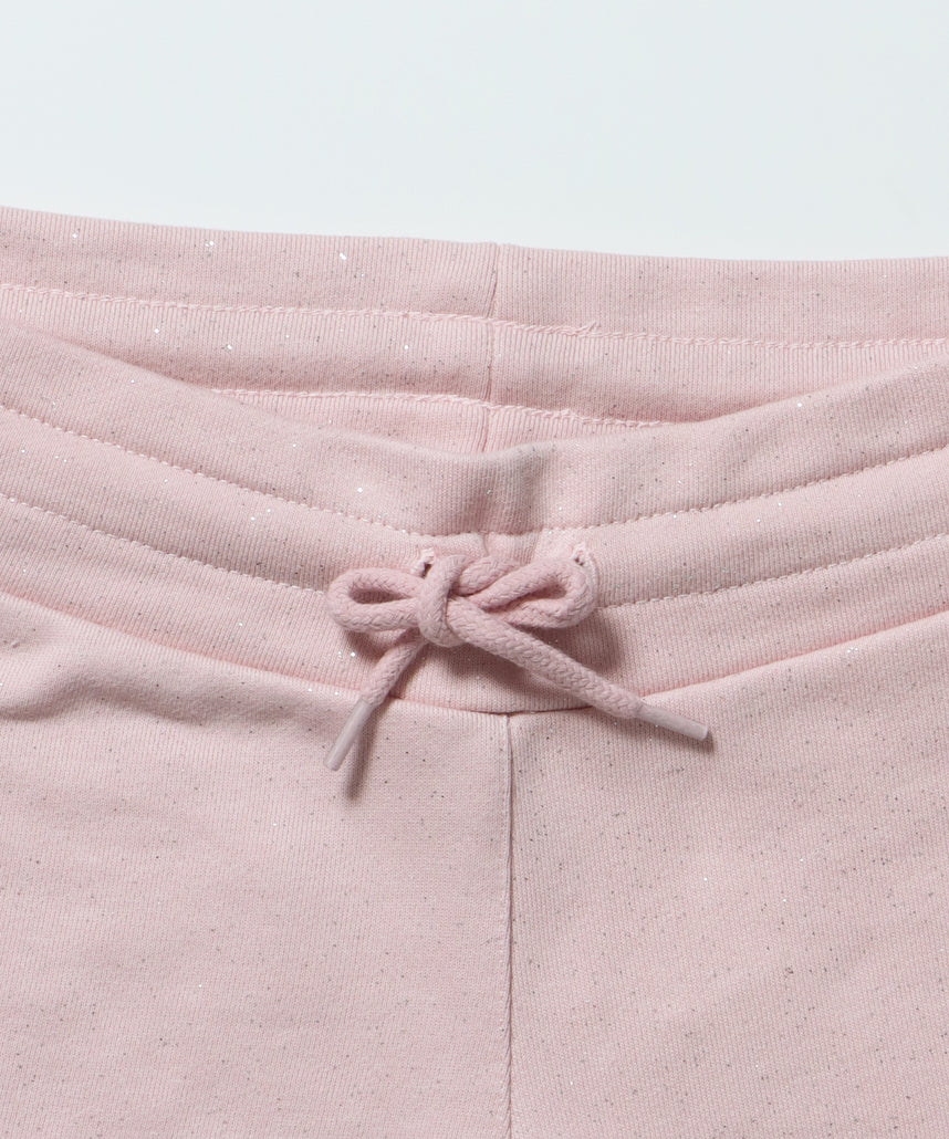 ≪予約商品≫sqnz glitter mini pants / レディース ショートパンツ ボトムス ラインストーン 裏毛 【セットアップ着用可能】 ライトピンク
