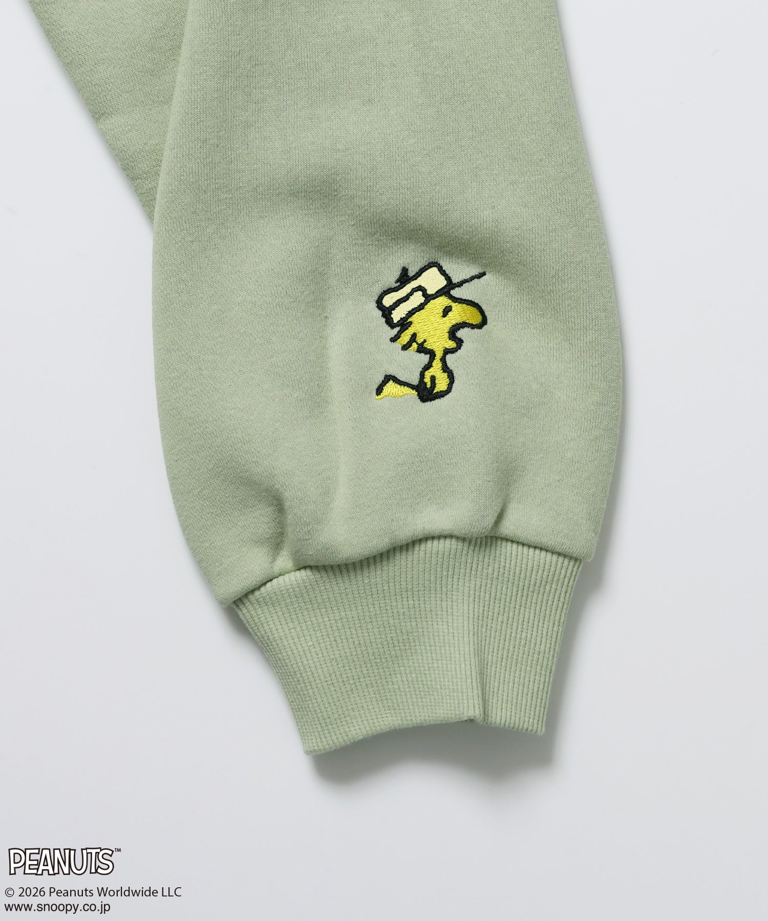 TP FUR SNOOPY APPLIQUE P/K/ スヌーピー ファーワッペン 刺繍 パーカー ミント