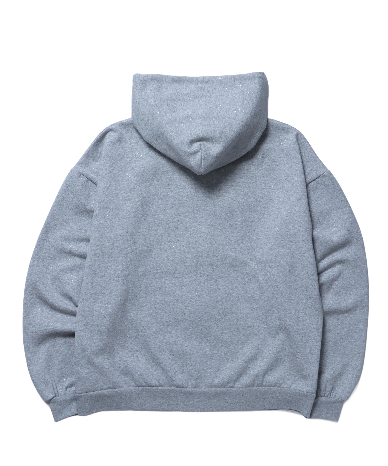 グリッター裏起毛ジップパーカー / SQNZ LOGO GLITTER ZIP P/K グレー