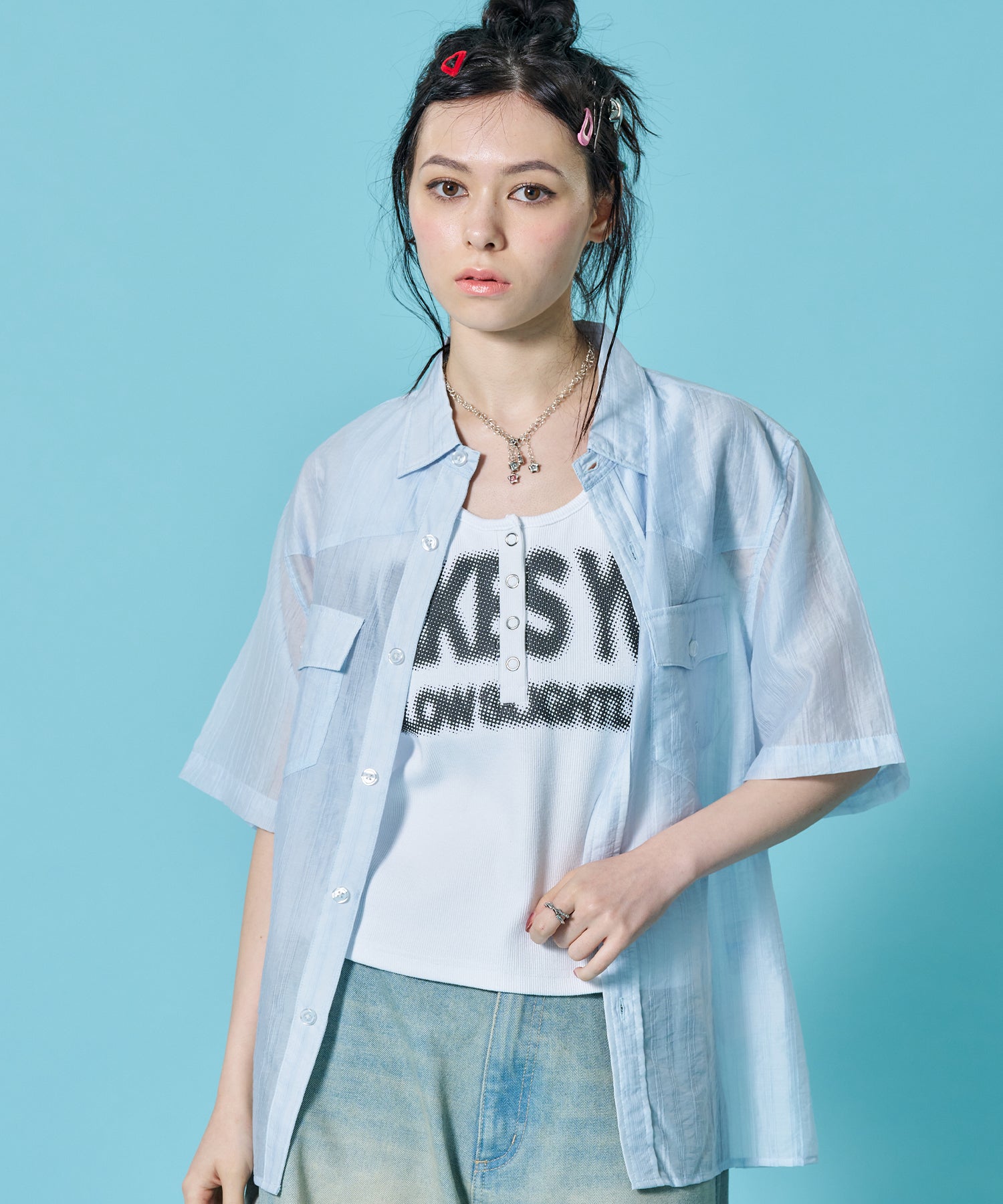 モデル:H163 Size:M ブルー