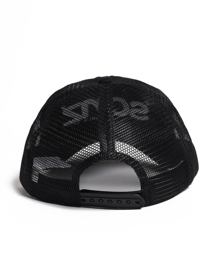 ※WEB限定 / 刺繍 / メッシュキャップ / sqnz mesh logo cap ブラック