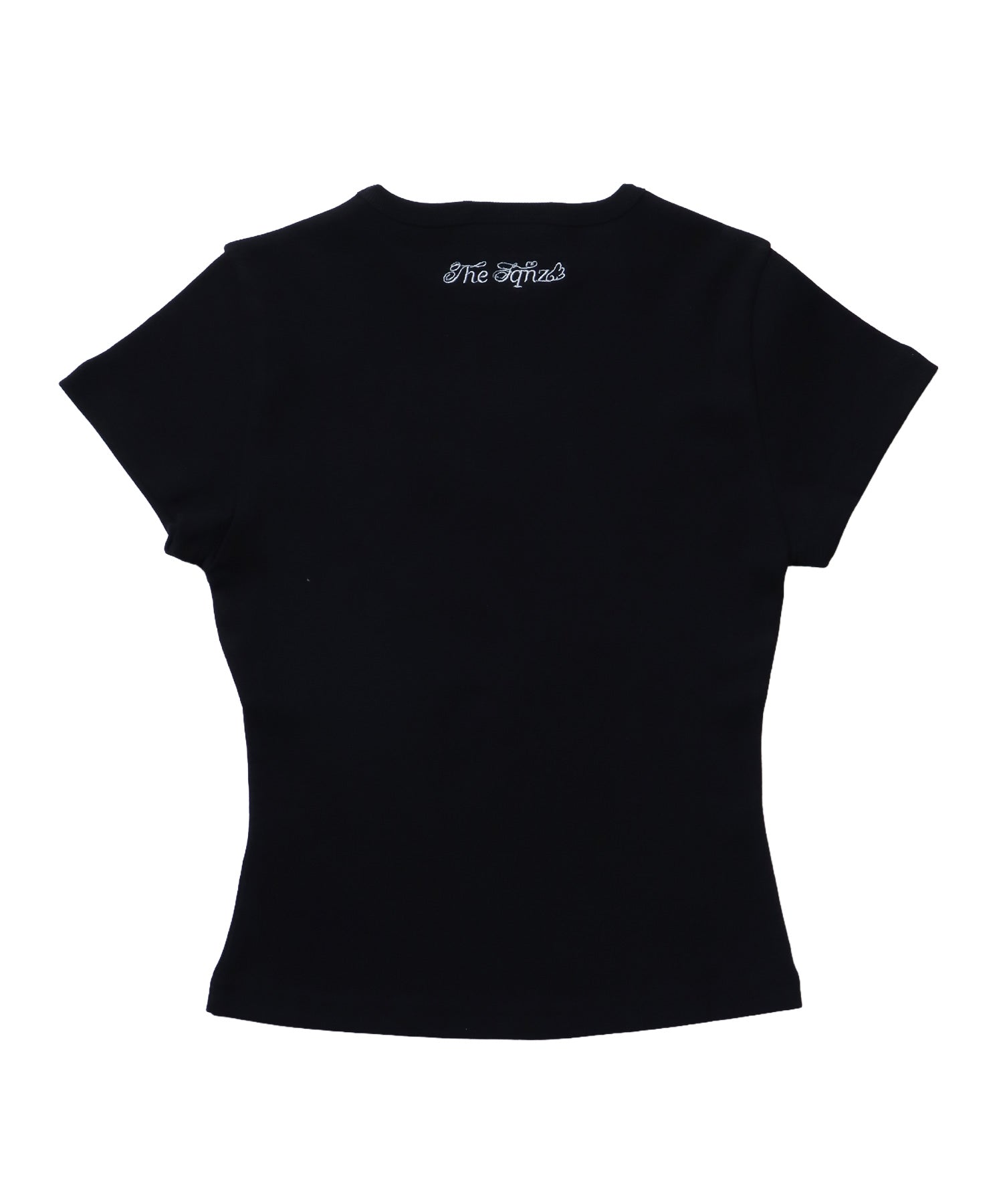 ※WEB限定 / レディースワンポイントロゴ半袖Tシャツ / sqnz logo compact tee ブラック