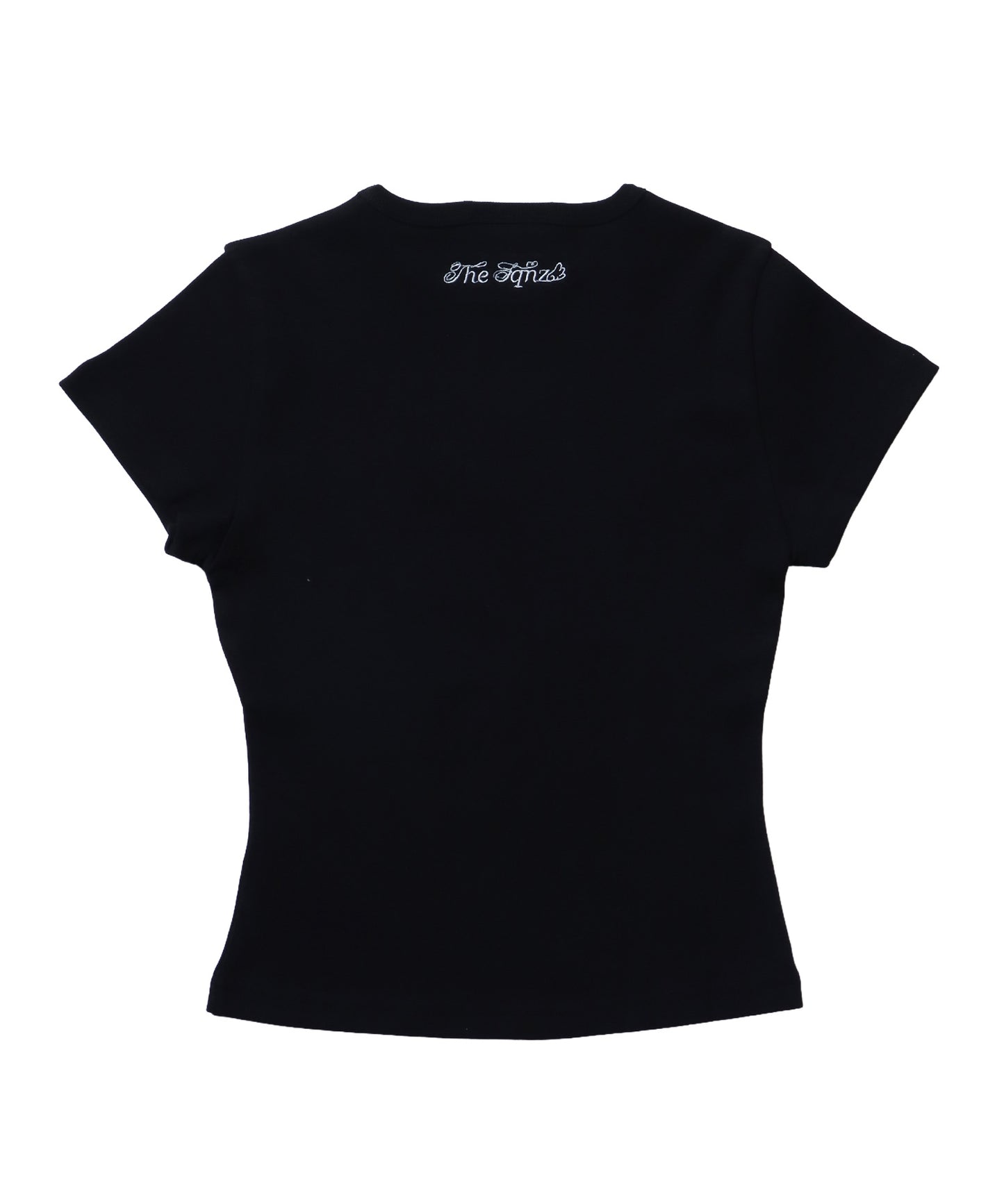 ※WEB限定 / レディースワンポイントロゴ半袖Tシャツ / sqnz logo compact tee ブラック