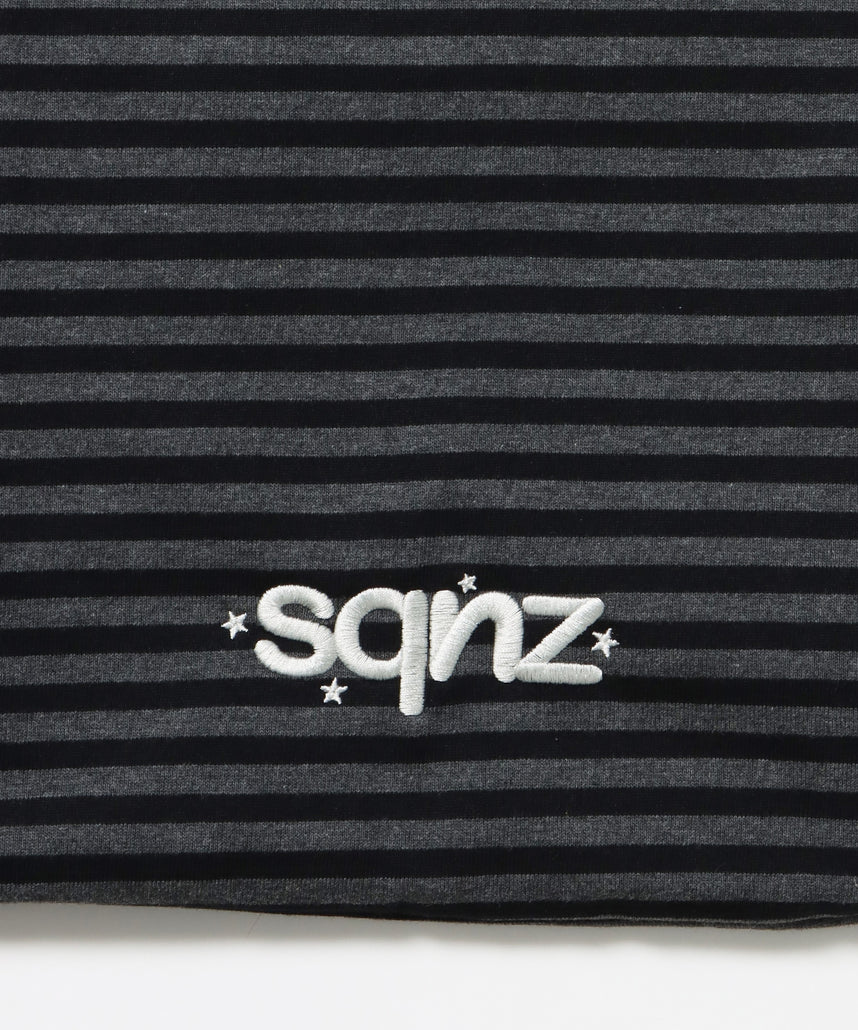 ≪予約商品≫sqnz dairy 2way knapsack / ナップサック トートバック 2WAY チェック ボーダー 柄83