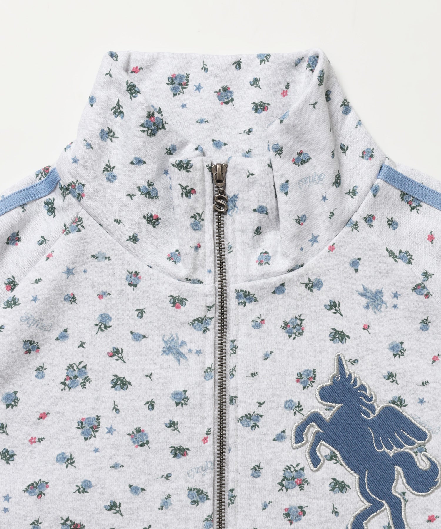 ※WEB限定 / ユニコーンワッペン刺繍トラックジャケット / sqnzU horse track jkt 柄82