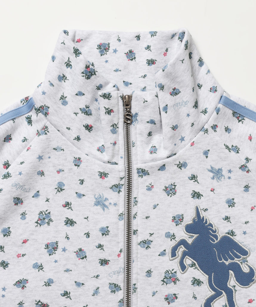 ※WEB限定 / ユニコーンワッペン刺繍トラックジャケット / sqnzU horse track jkt 柄82