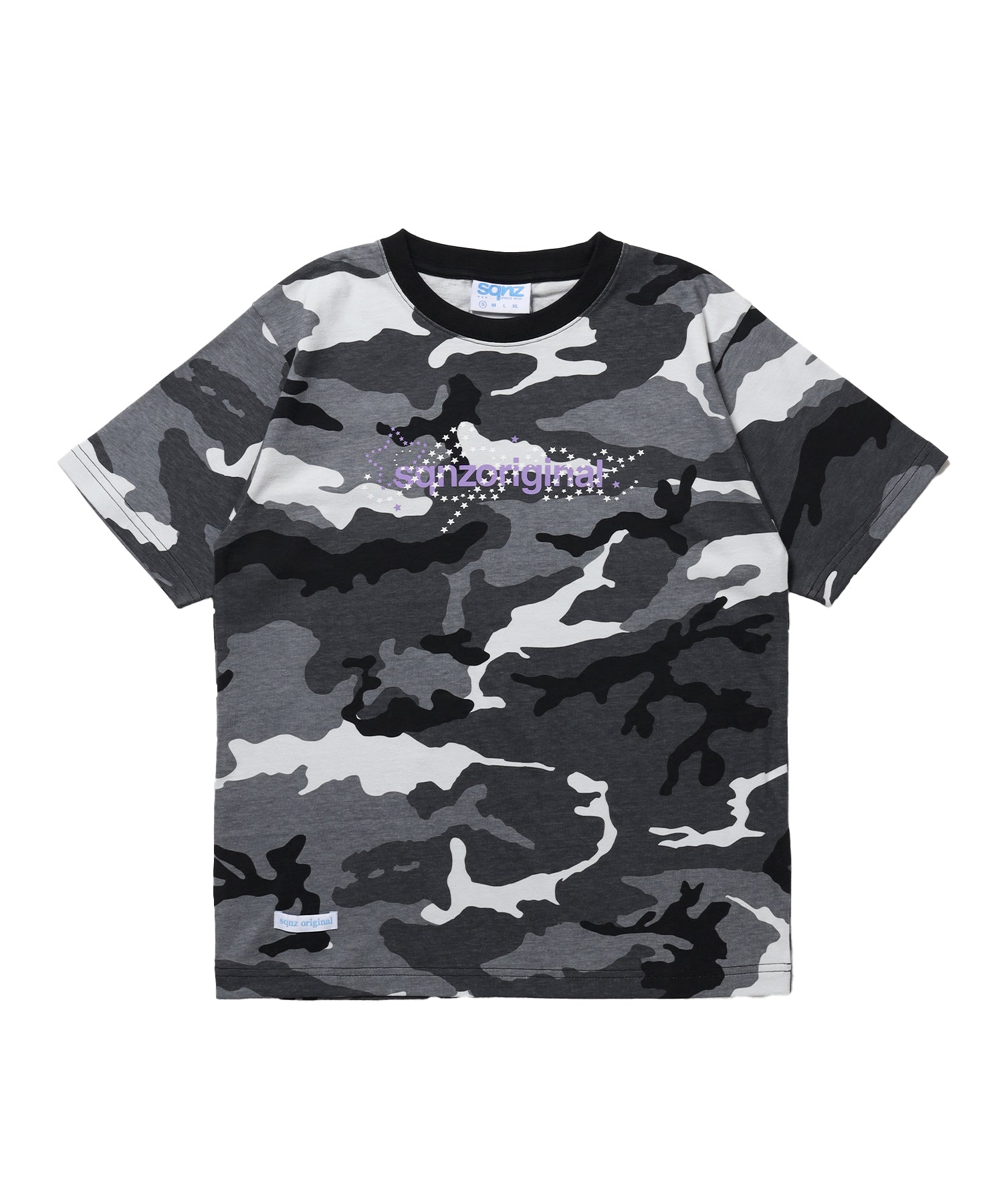 ※WEB限定 / ユニセックス / 星モチーフ半袖Tシャツ / sqnz star new logo tee / 柄84