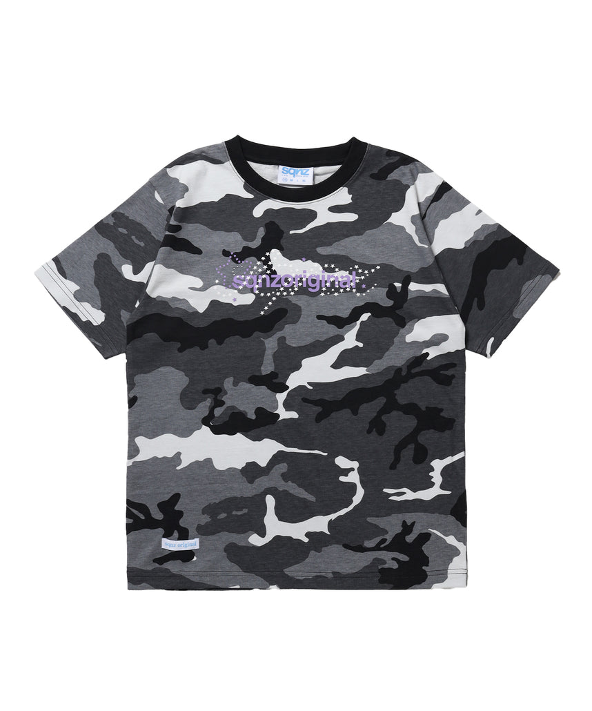 ※WEB限定 / ユニセックス / 星モチーフ半袖Tシャツ / sqnz star new logo tee / 柄84
