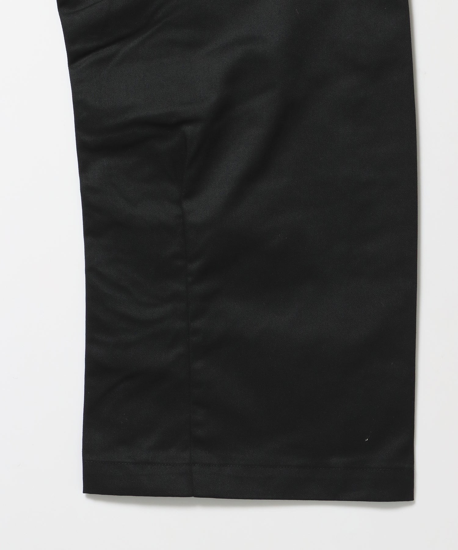 CURVE BUGGY WORK PANTS / パンツ ボトムス カーブ タック ワンポイント ツイル ブラック