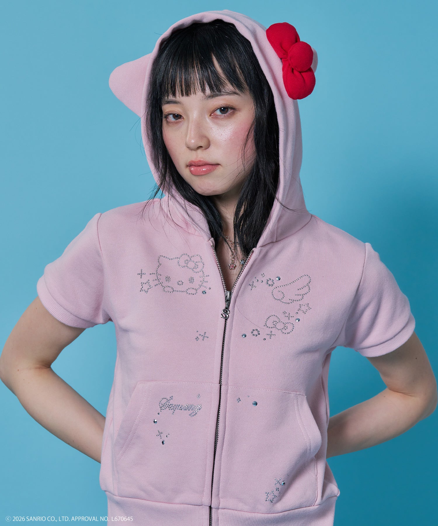 モデル:H164 Size:F ライトピンク