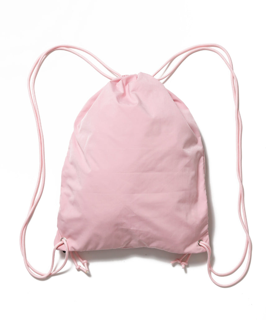 ≪予約商品≫※WEB限定 / 2WAY仕様 /チェックジップナップサック /sqnz zip knapsack ライトピンク