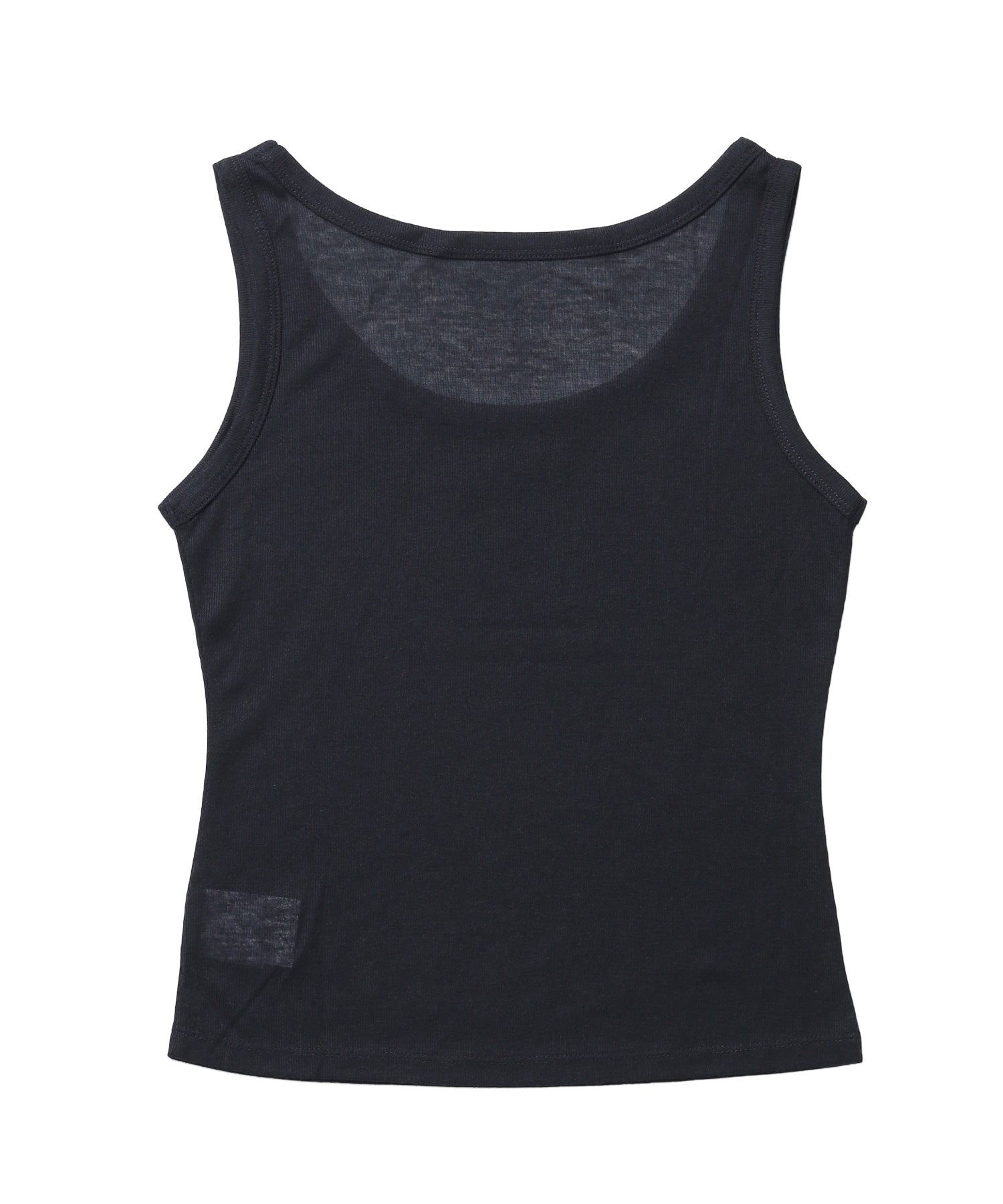 ※WEB限定 / レディース配色タンクトップ / sqnzsheer layered tank ネイビー