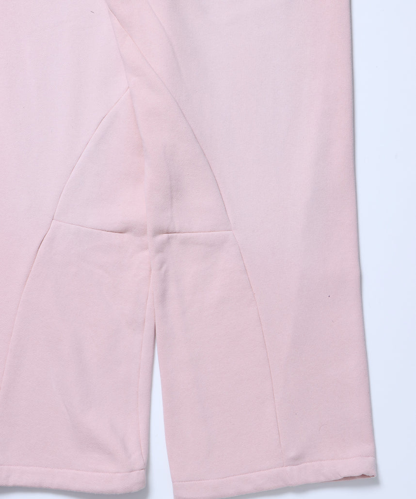 sqnz fade sweat pants / スウェット パンツ 加工 ハトメ スタッズ 裏起毛≪SET UP着用可能≫ ピンク
