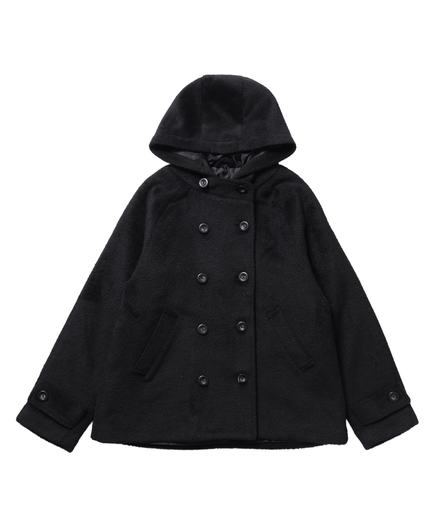 ※WEB限定 / フードメルトンPコート / sqnzU middle p coat