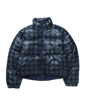 《予約商品》sqnz puffa short pading ladies / レディース パファ ダウン ジャケット 中綿 短丈 ドローコード 柄80