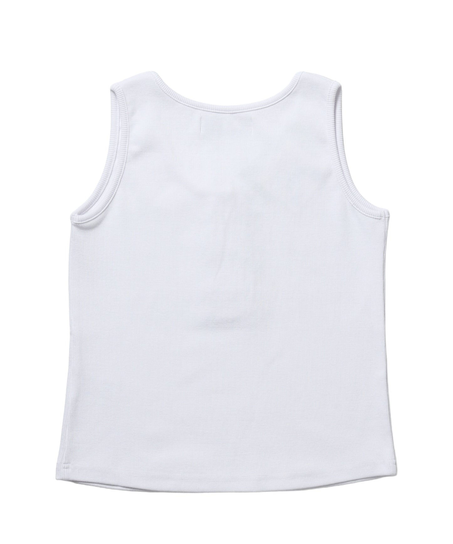 ※WEB限定 / レディースヘンリーネックタンクトップ / sqnz blur logo henley tank top ホワイト