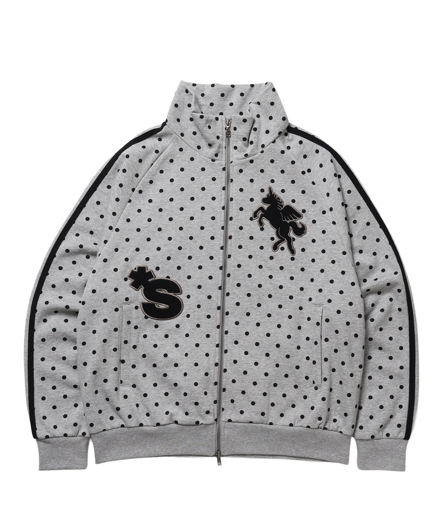 ※WEB限定 / ユニコーンワッペン刺繍トラックジャケット / sqnzU horse track jkt 柄81